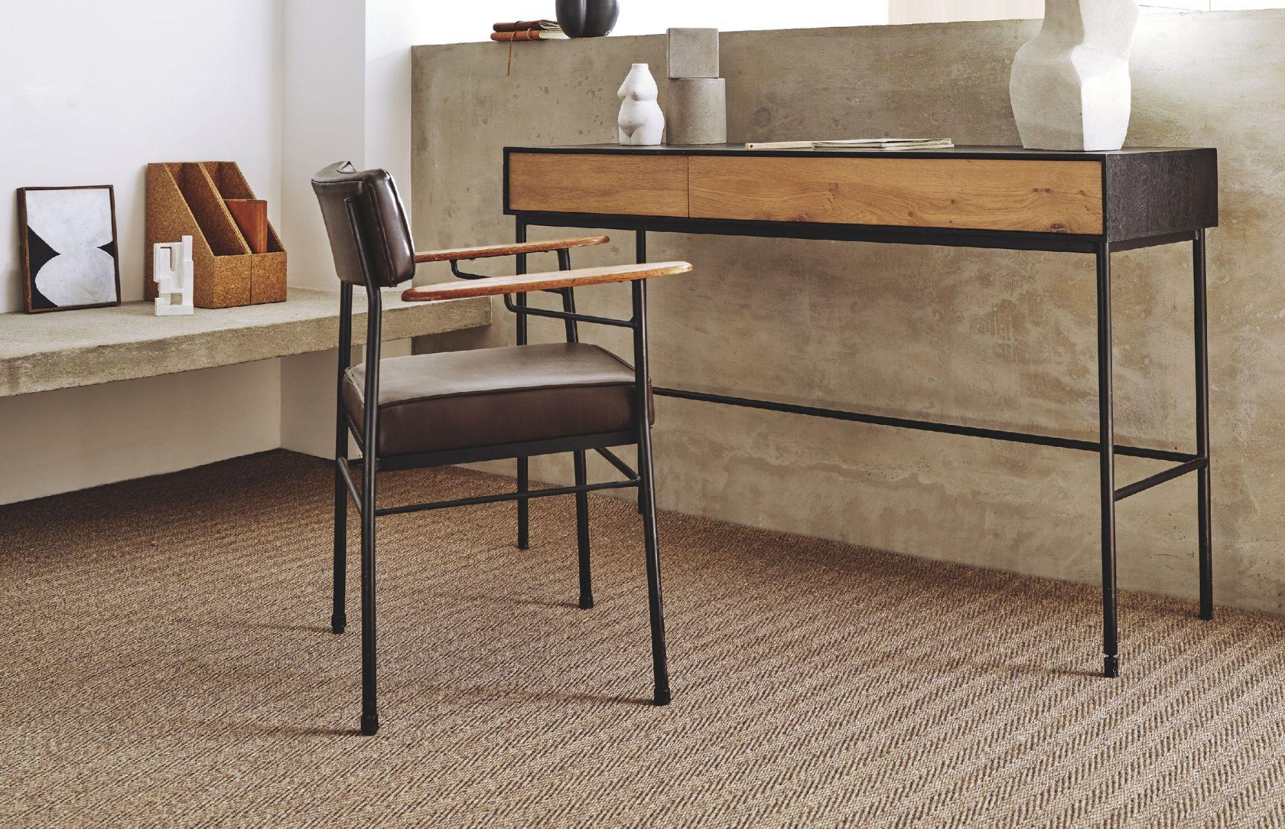 Lay natural flooring