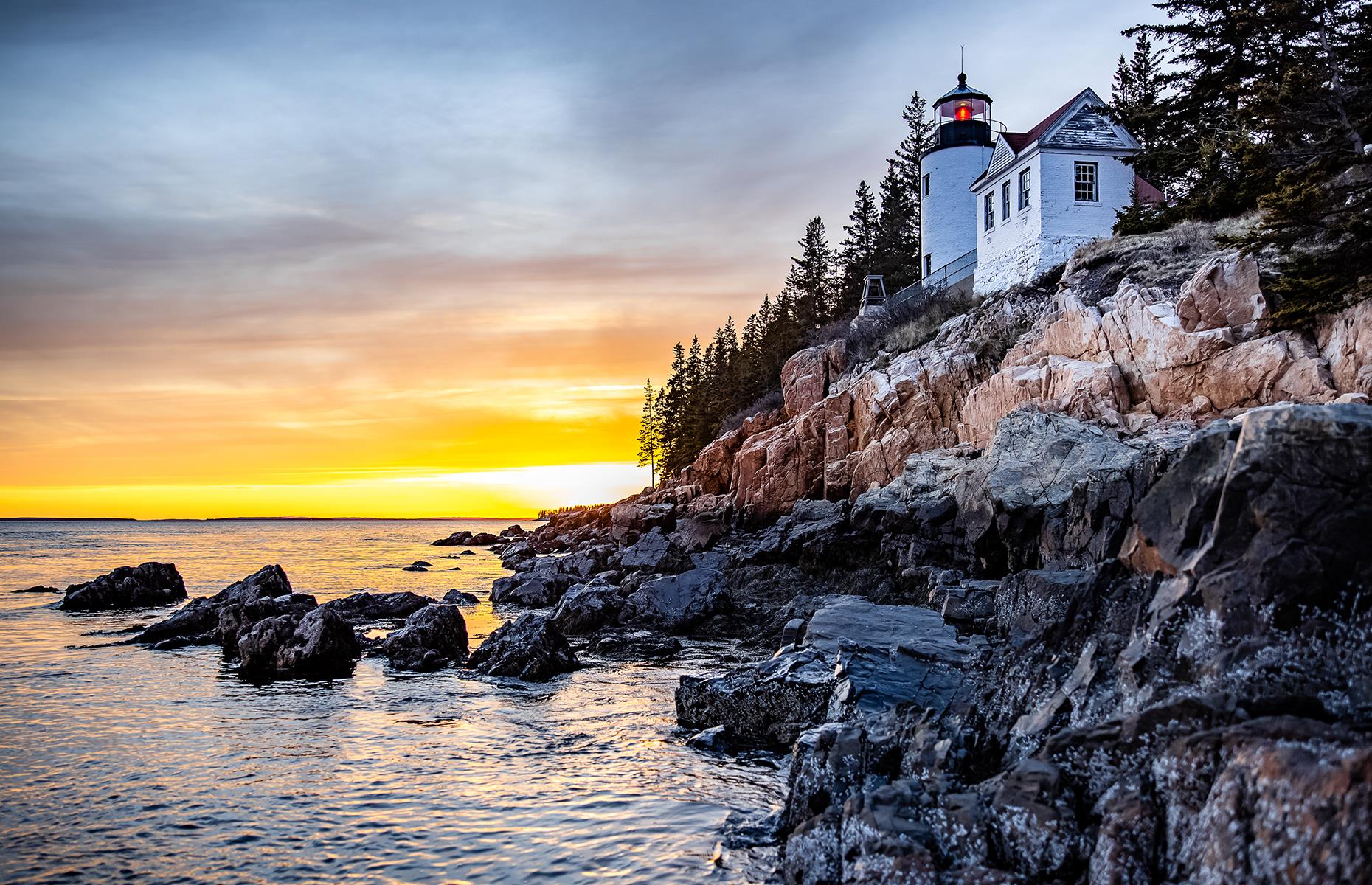 Maine: Bass Harbor Head Lighthouse, Acadia National Park