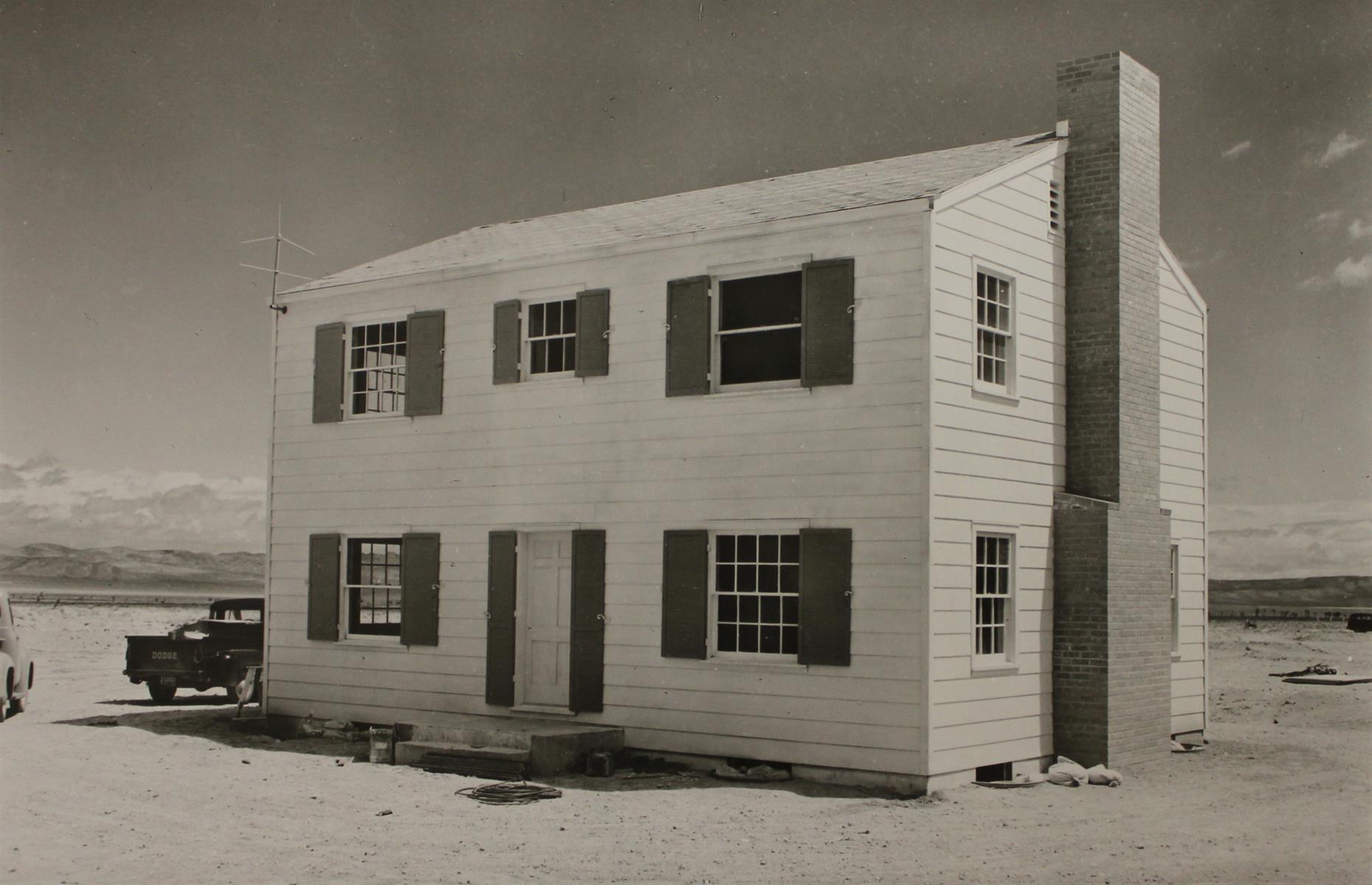 Nuclear test site house