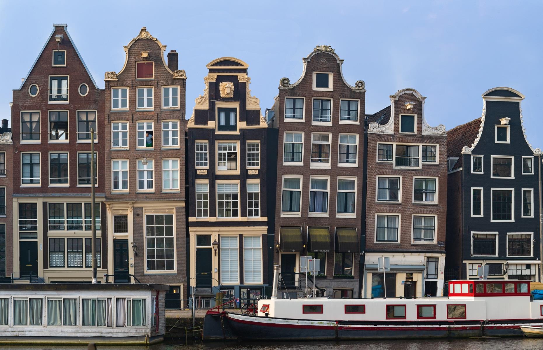 The Dancing Houses, Amsterdam, Netherlands