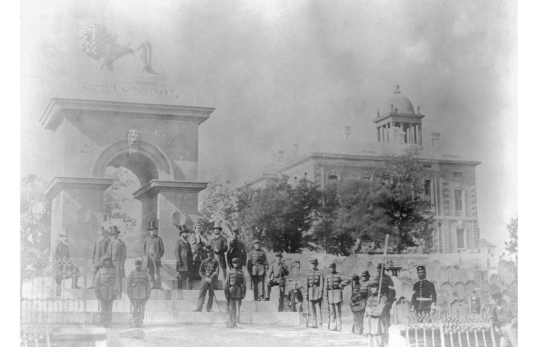 1860: the Welsford-Parker Monument in Halifax, Nova Scotia