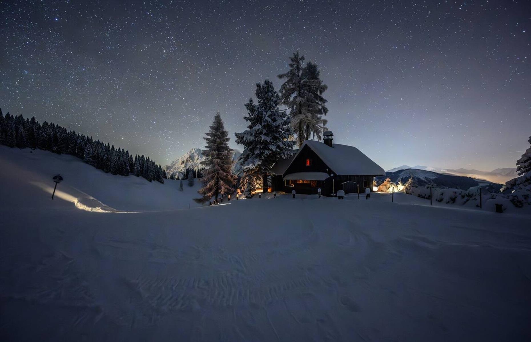 Secluded alpine hut, Upper Austria, Austria