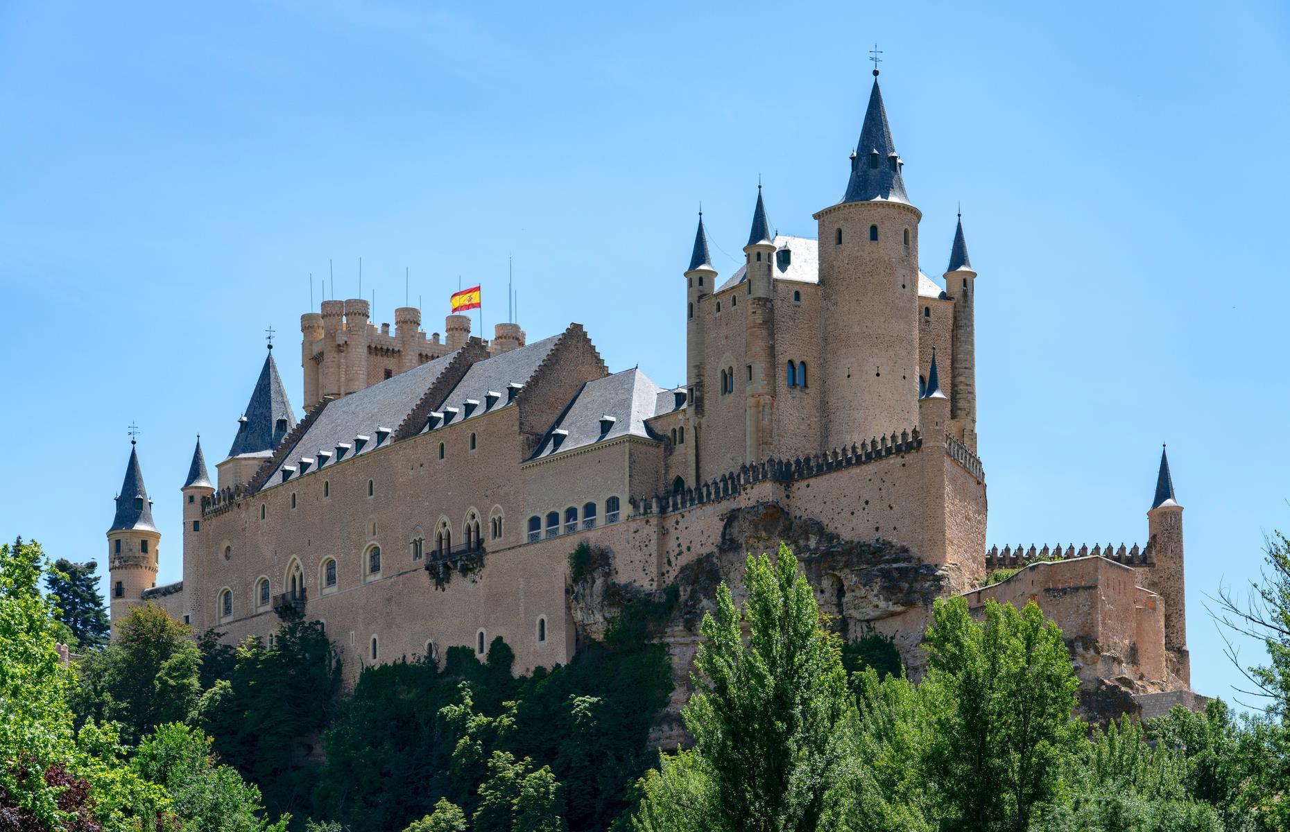 Alcázar of Segovia, Spain: Snow White and the Seven Dwarfs