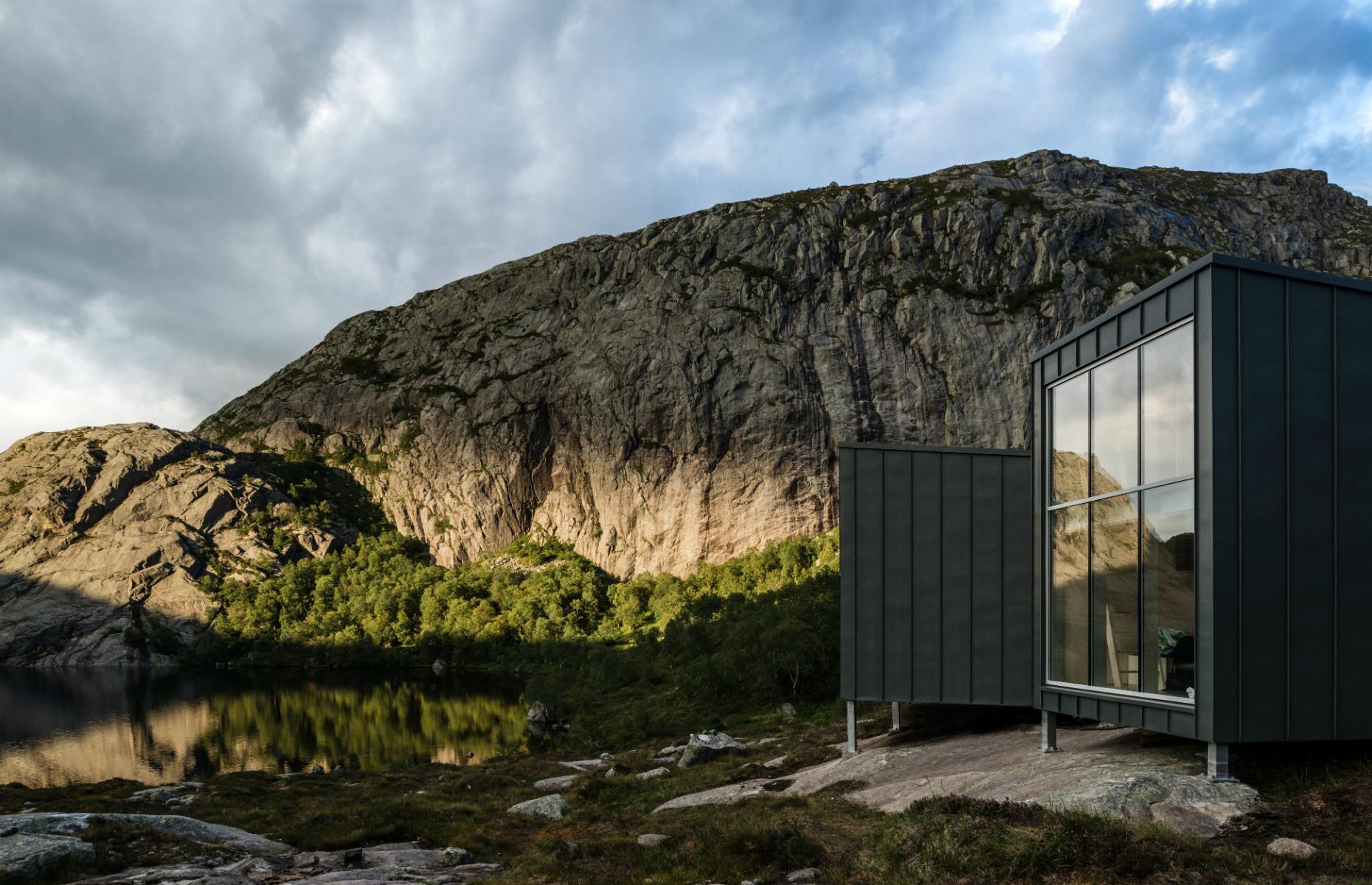 Weather-proof lodges, Ryfylke, Norway