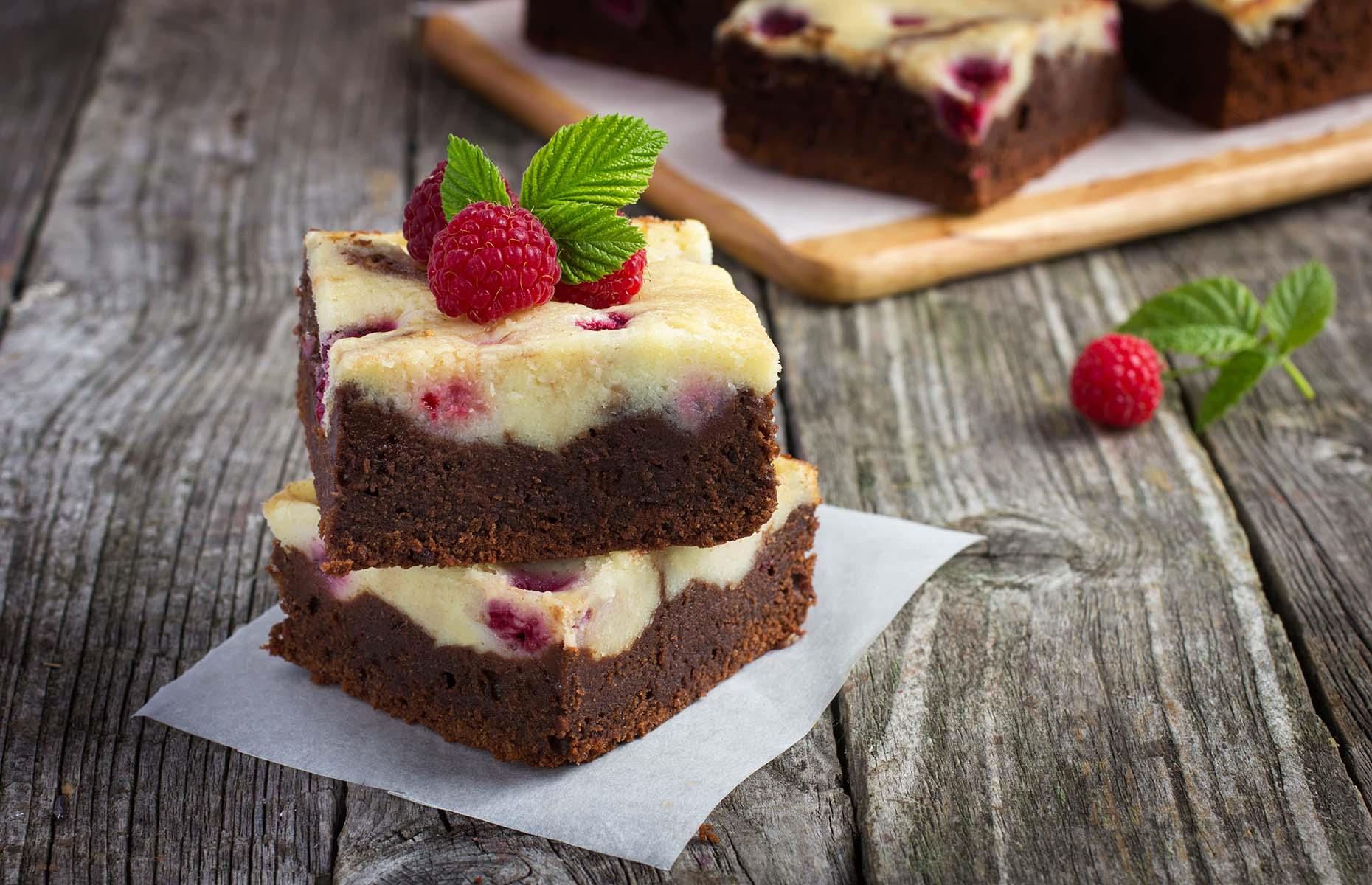 …swirl through brownies…