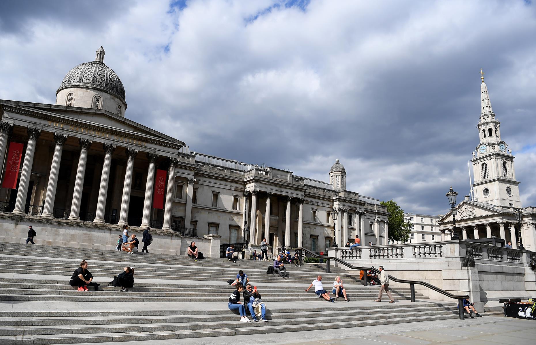 Trafalgar Square, London, England, UK