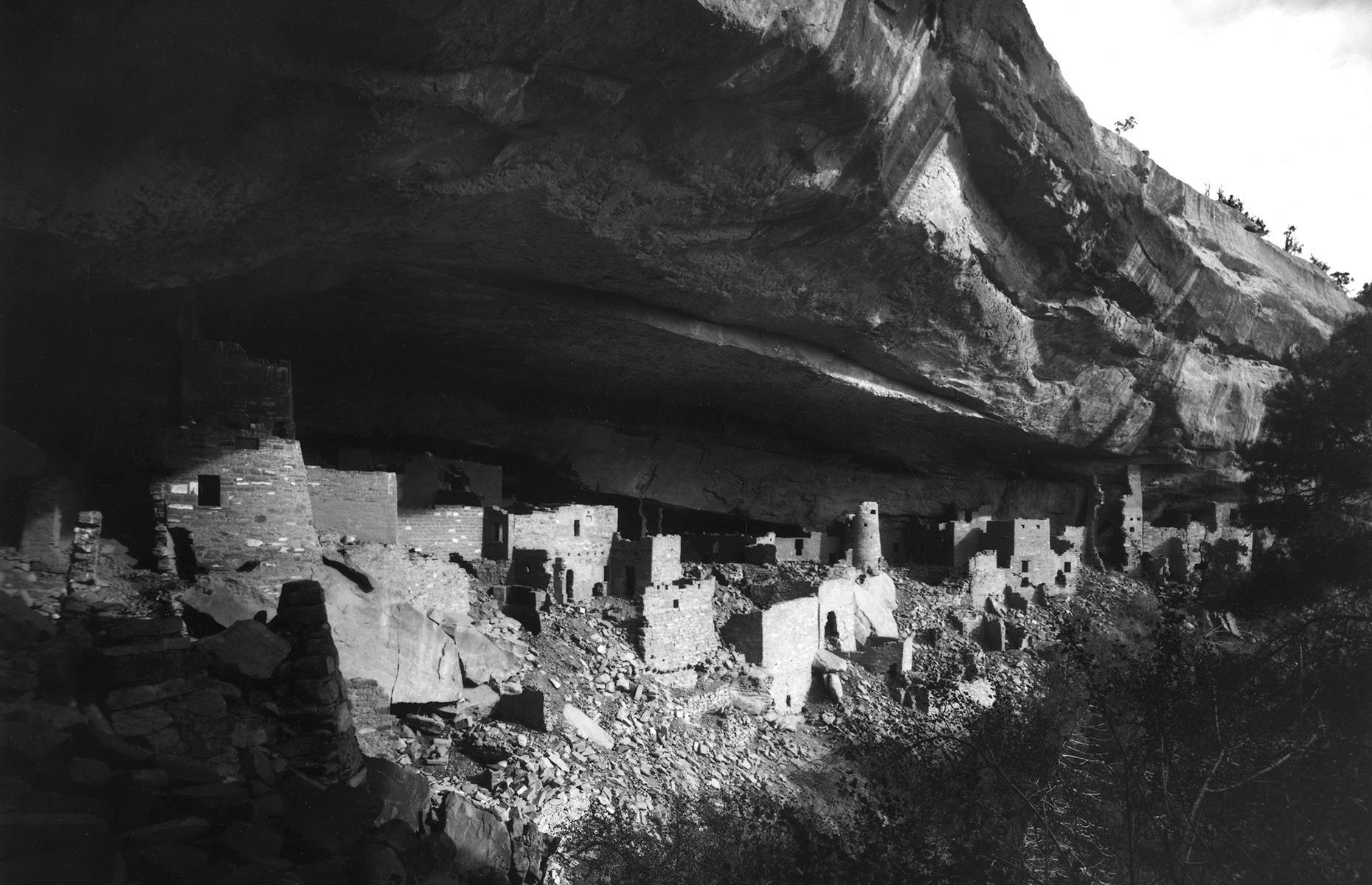 An ancient cliffside palace