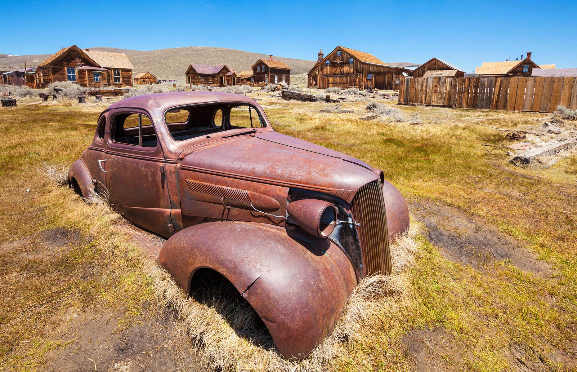 Now: Bodie, California, USA