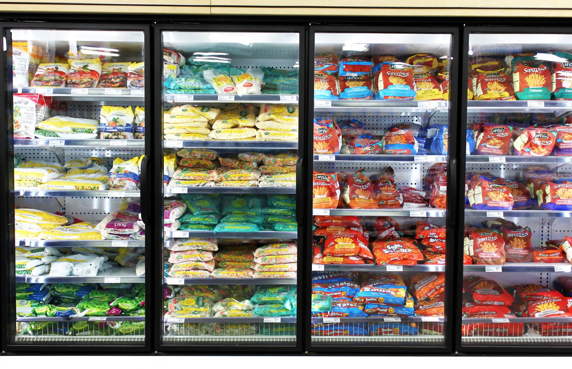30. Buying frozen goods at the beginning of your shop