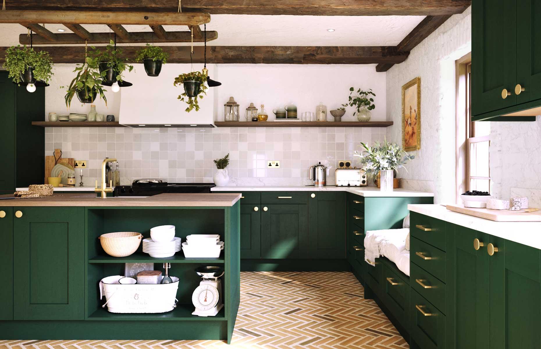 Have fun with forest green