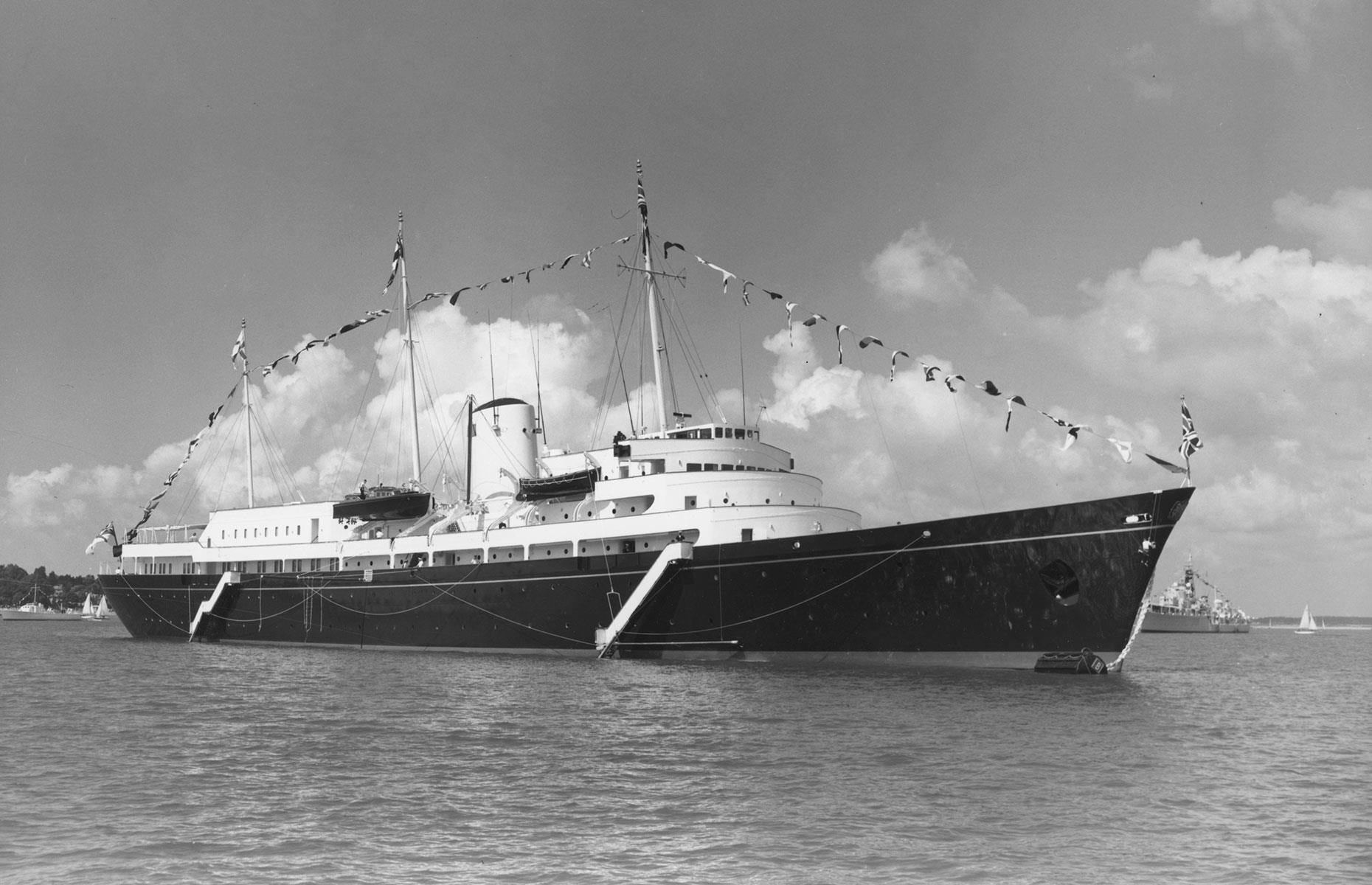 Royal Yacht Britannia, 1953