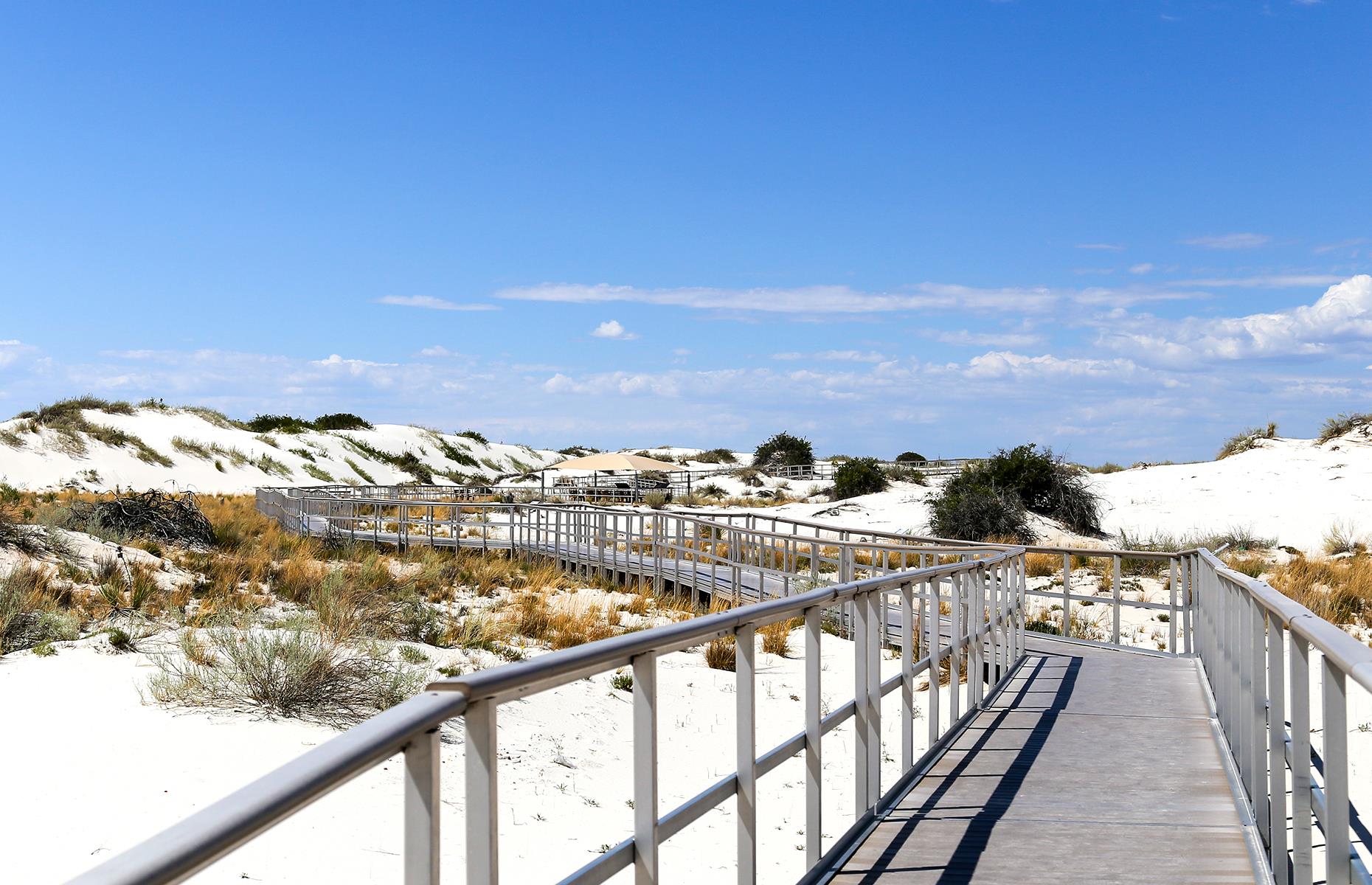 New Mexico: Interdune Boardwalk, White Sands National Park