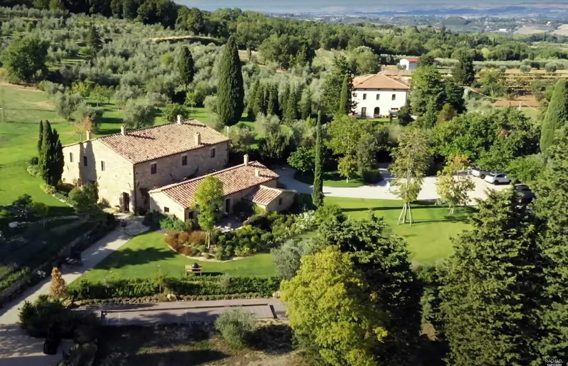Rachael Ray's picturesque villa, Tuscany, Italy