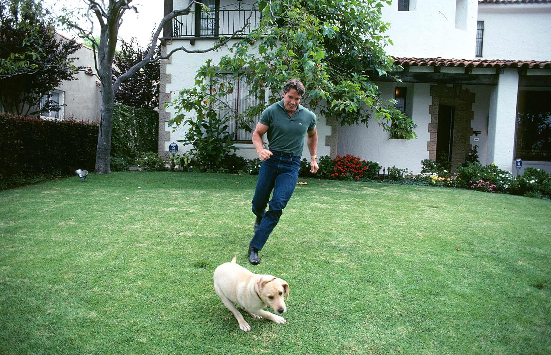 Arnold Schwarzenegger's Santa Monica hideaway