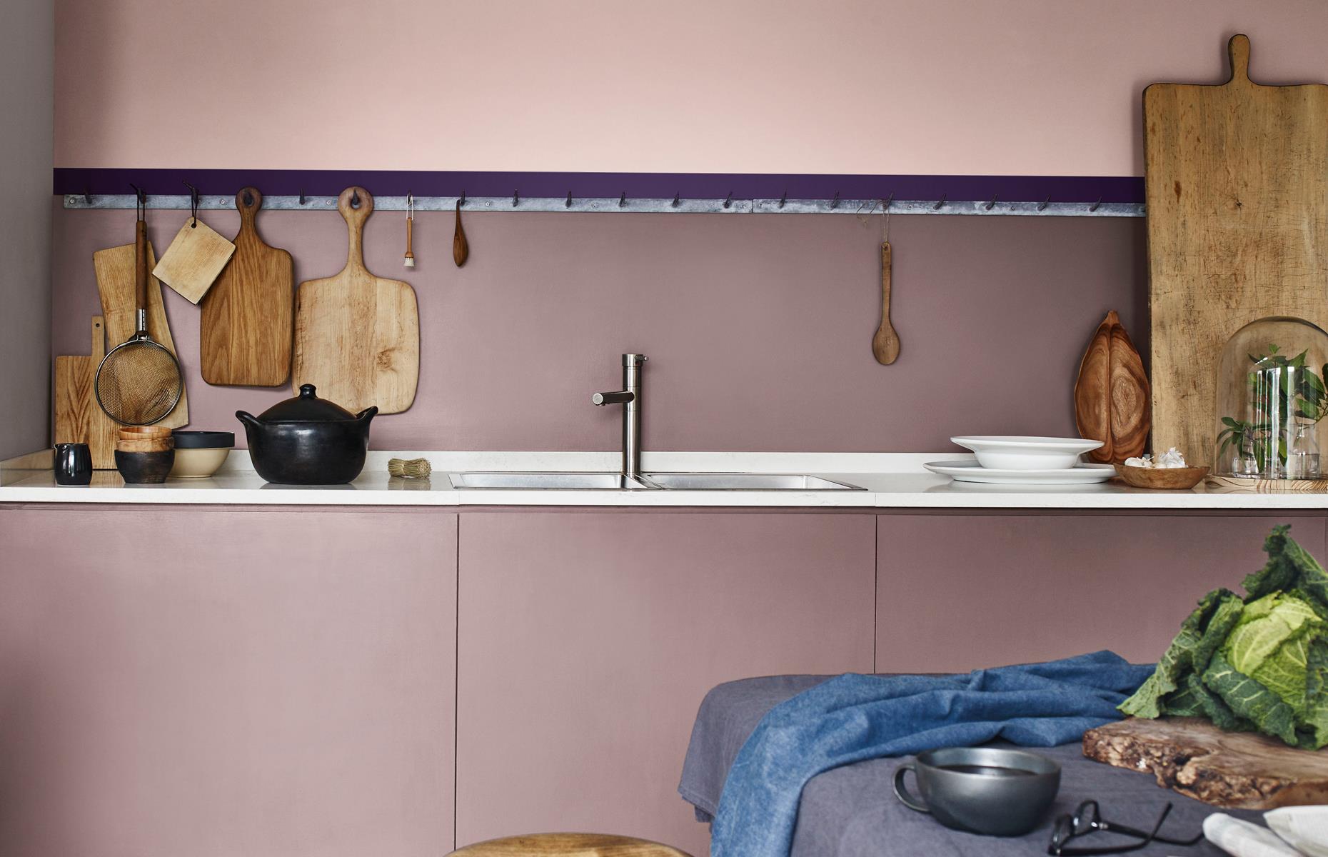 Hang chopping boards from peg rails