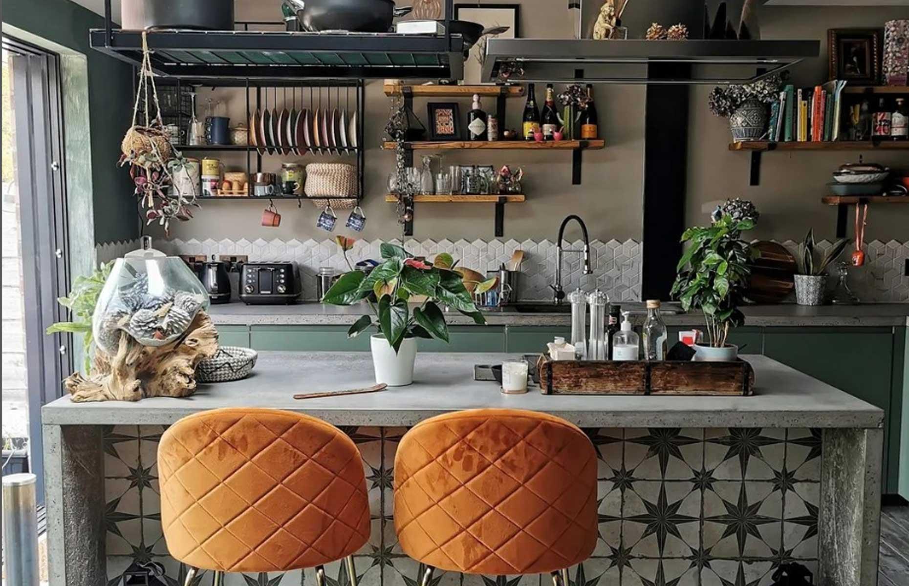 Eclectic family kitchen