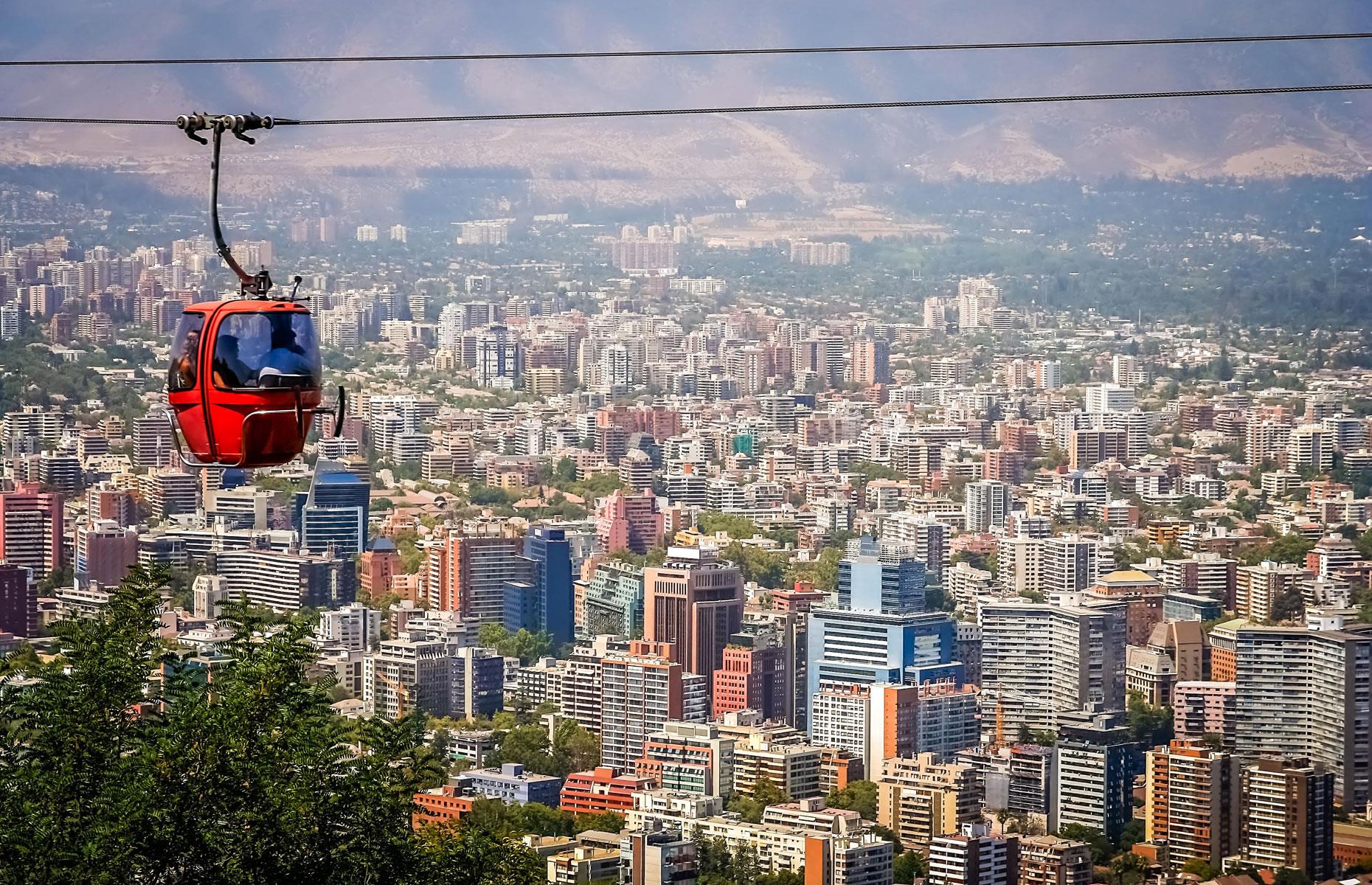 Santiago, Chile: 829 square feet (77sqm)