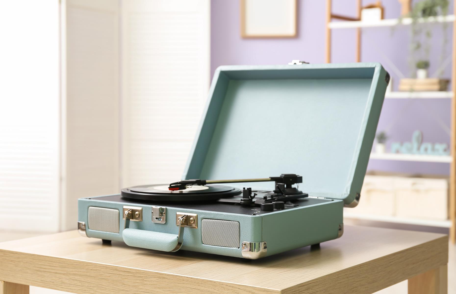 Now: vinyl record players