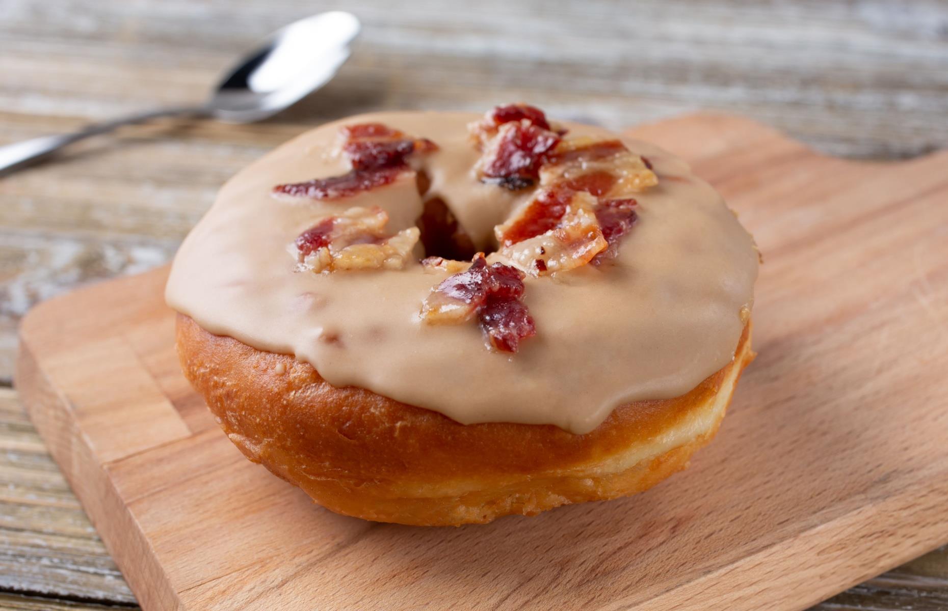 Massachusetts: bacon maple donut