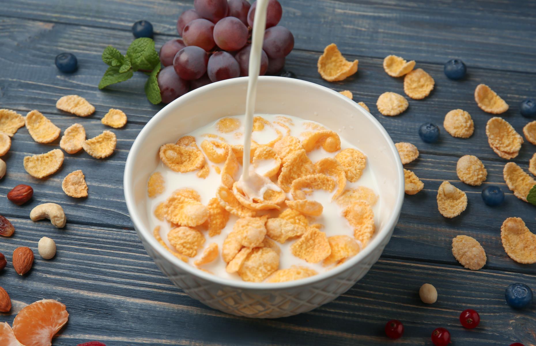 12. Swap cake or biscuits for cereal