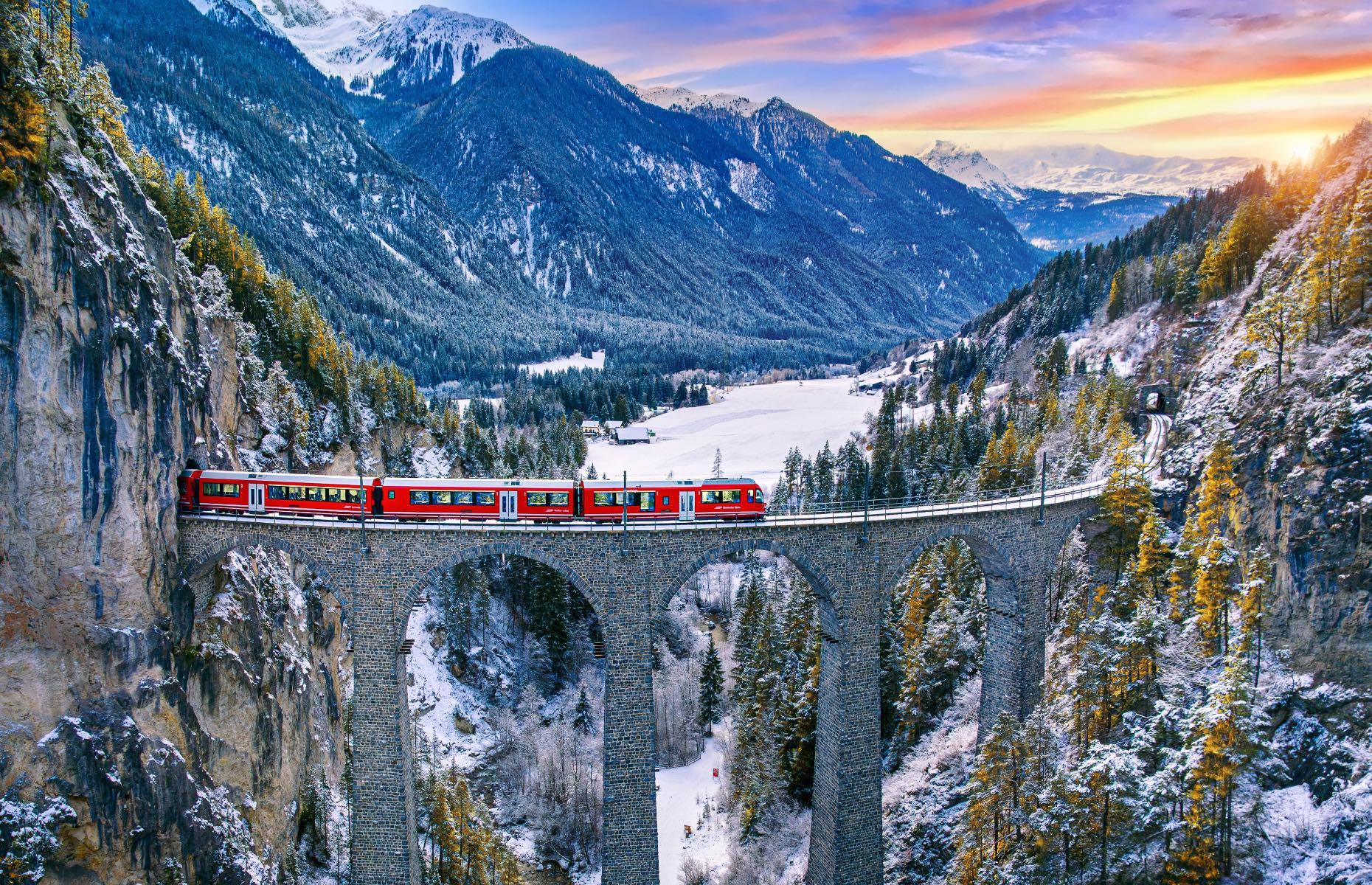 9. Landwasser Viaduct, Switzerland