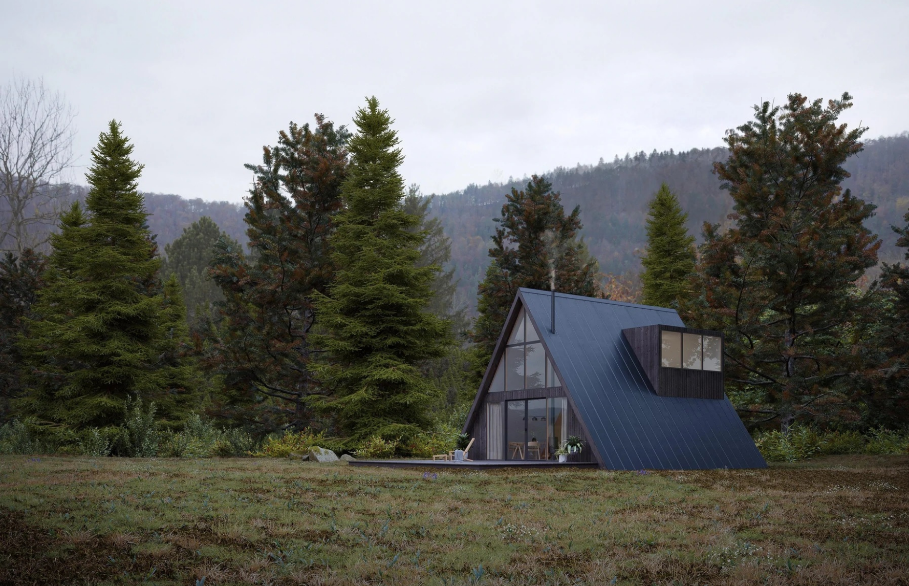 A-frame kit house, worldwide: £184,500 ($245k)