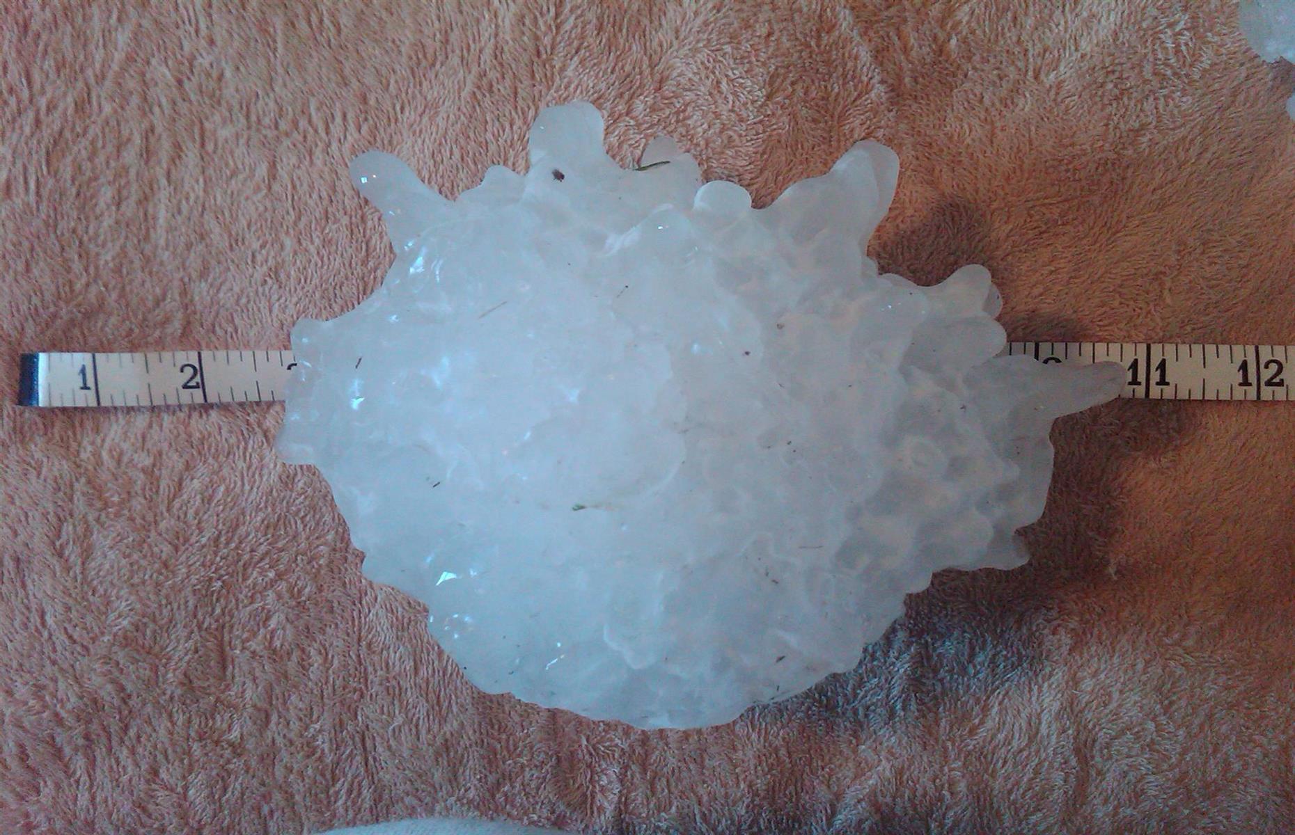 Largest hailstone fell in South Dakota 