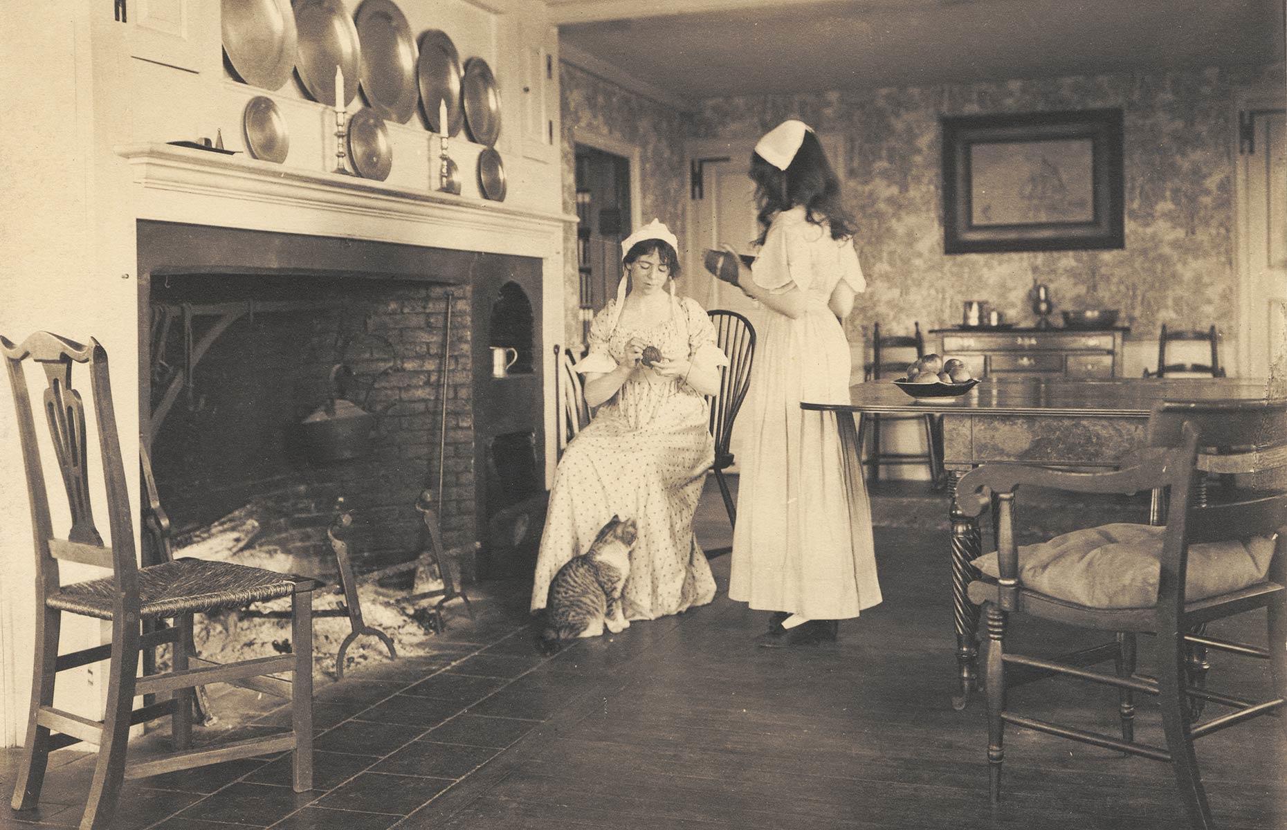 Colonial house interior