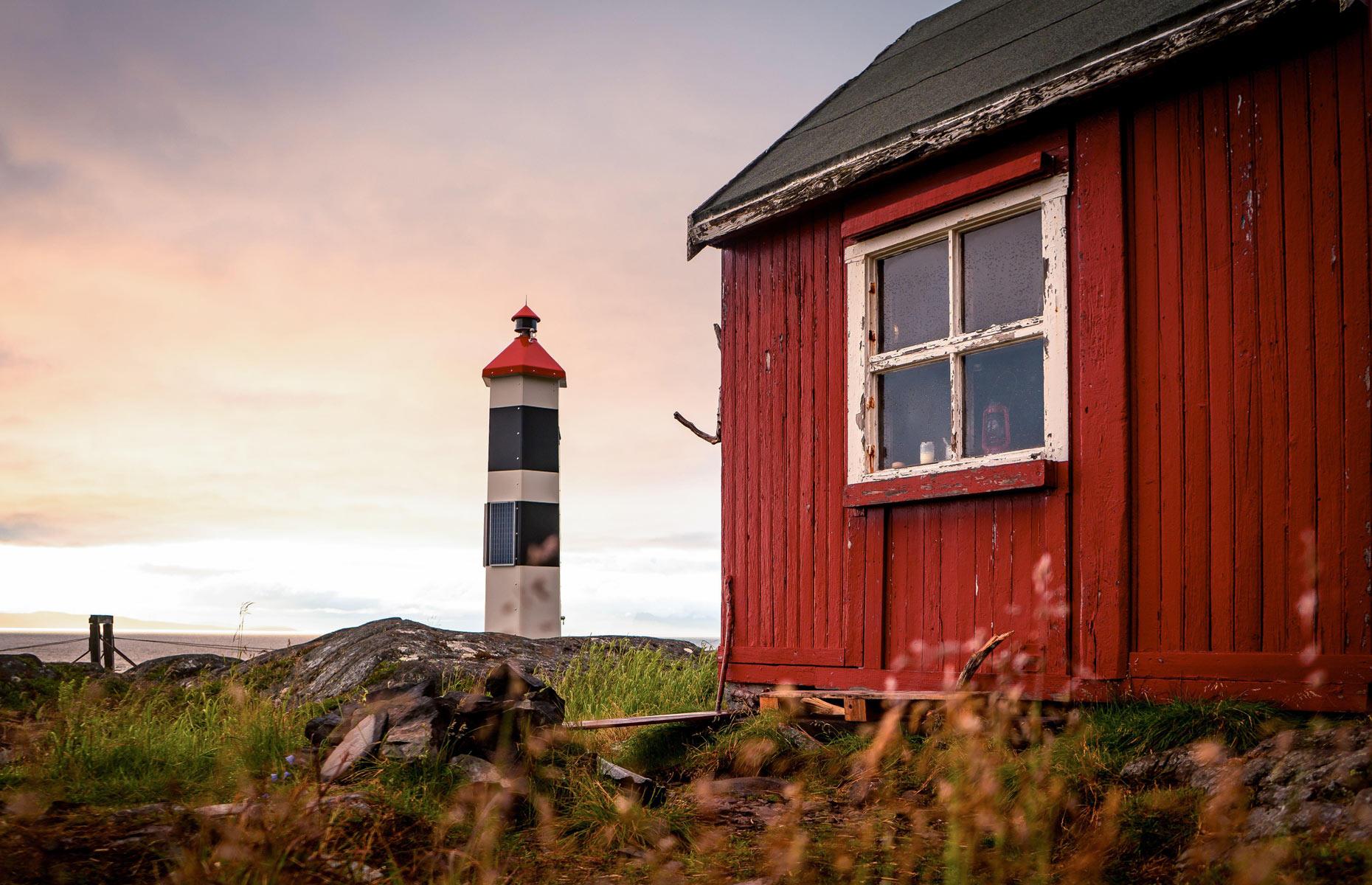 The lighthouse cabin, Lyngstuva, Norway 
