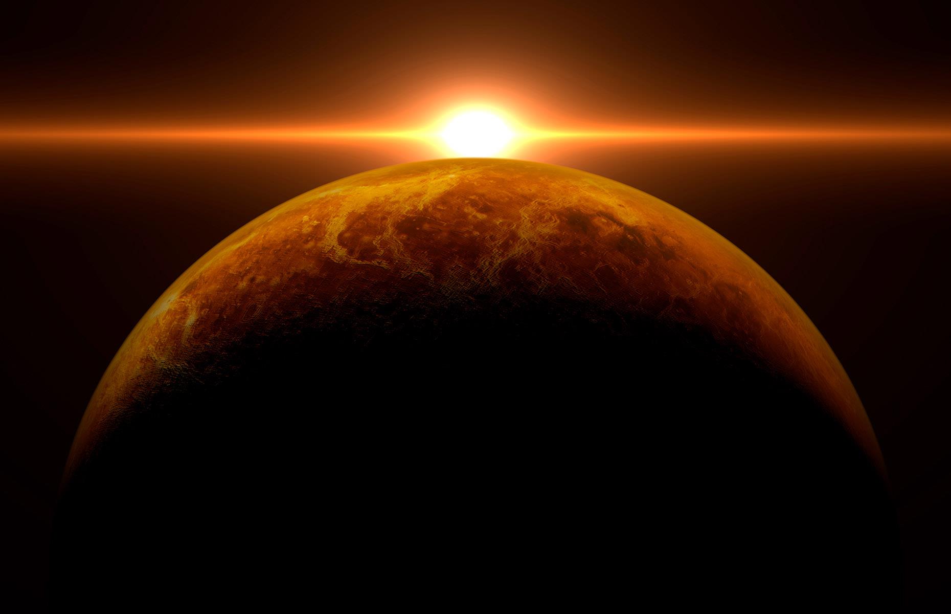 We identified an active volcano on Venus