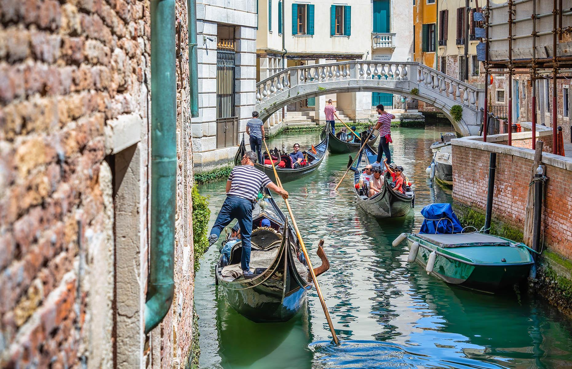 11. Venetian gondolas, Venice, Italy