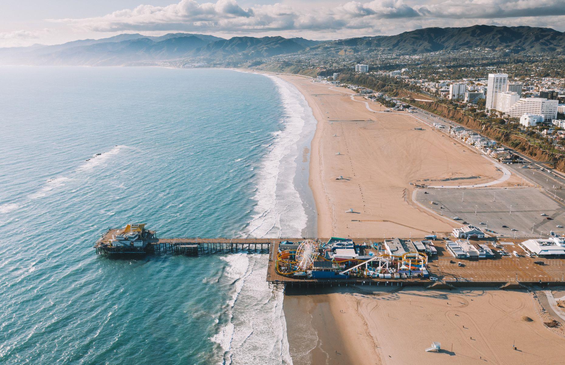 Santa Monica State Beach, California