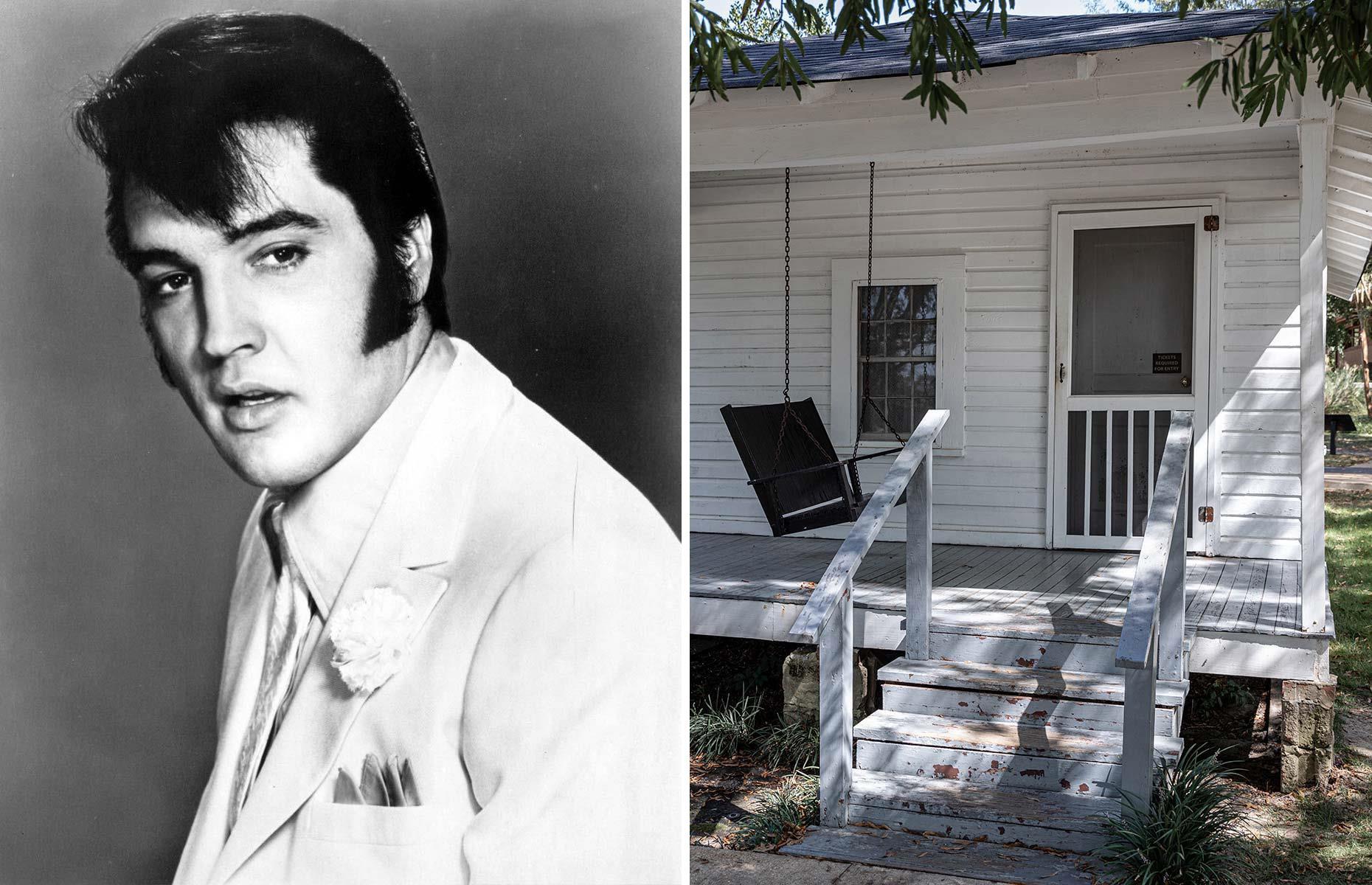 Elvis Presley's modest Mississippi birthplace