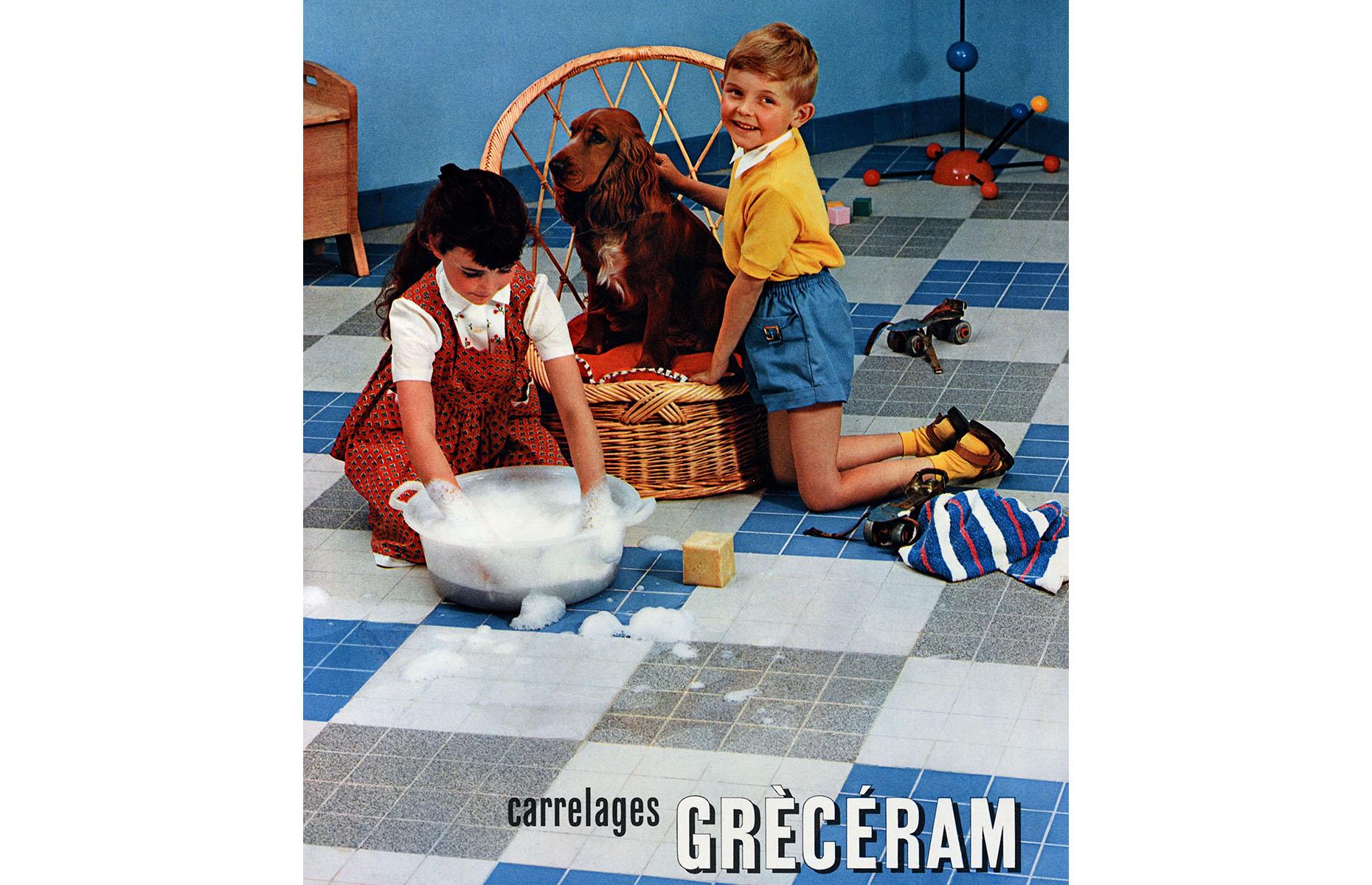 1957: Grècéram floor tiles