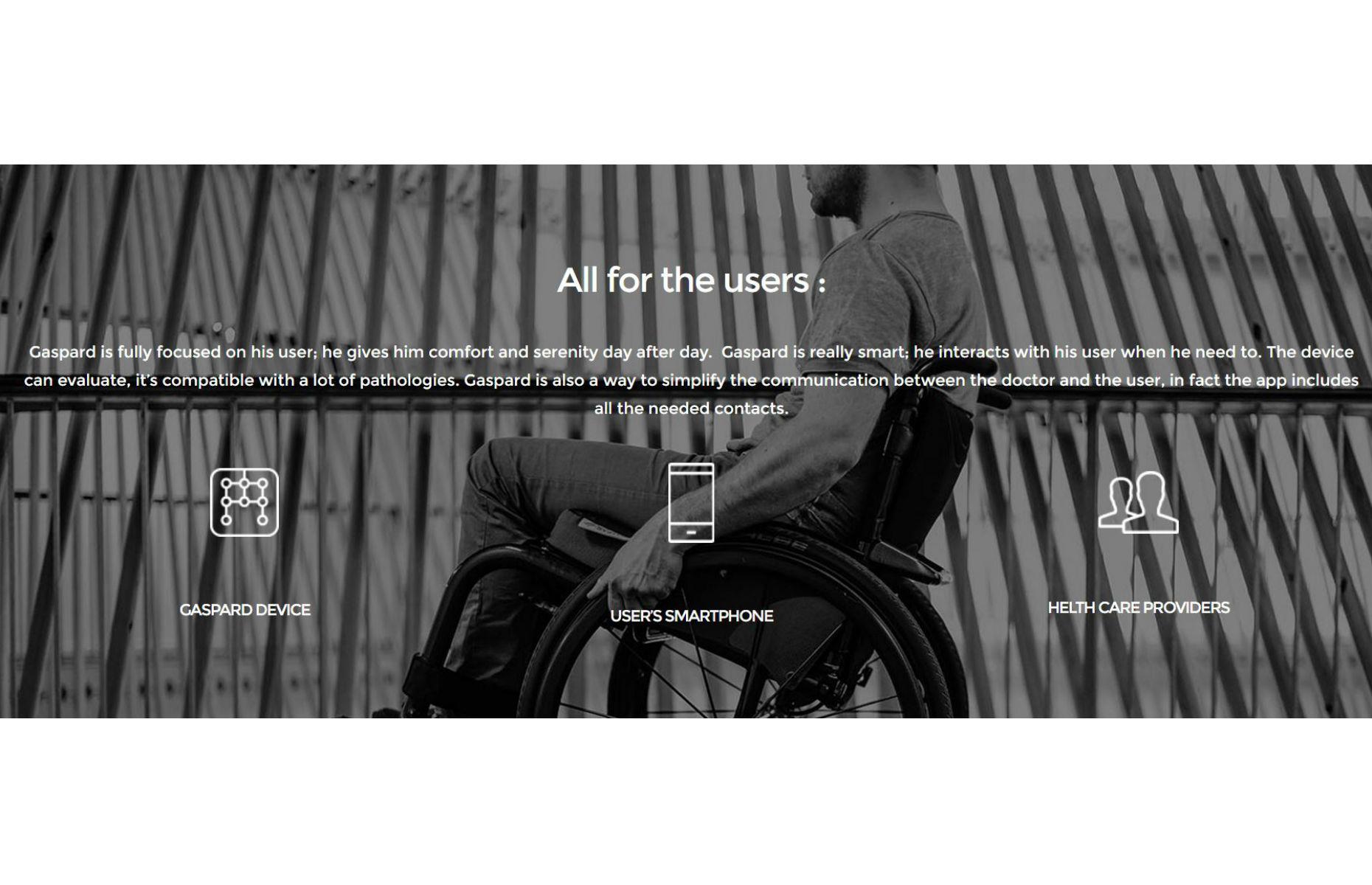 Gaspard smart wheelchair: price TBC