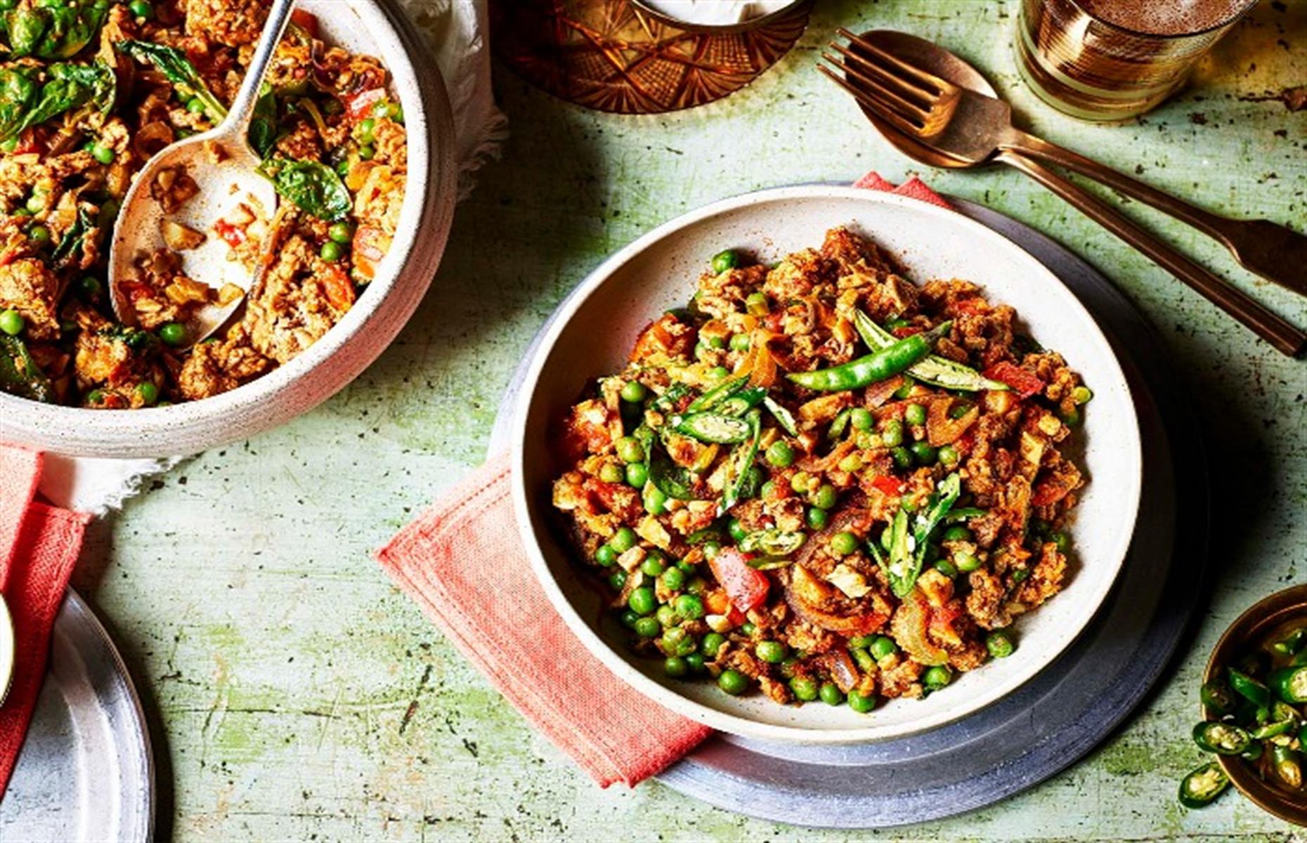 Beef keema curry
