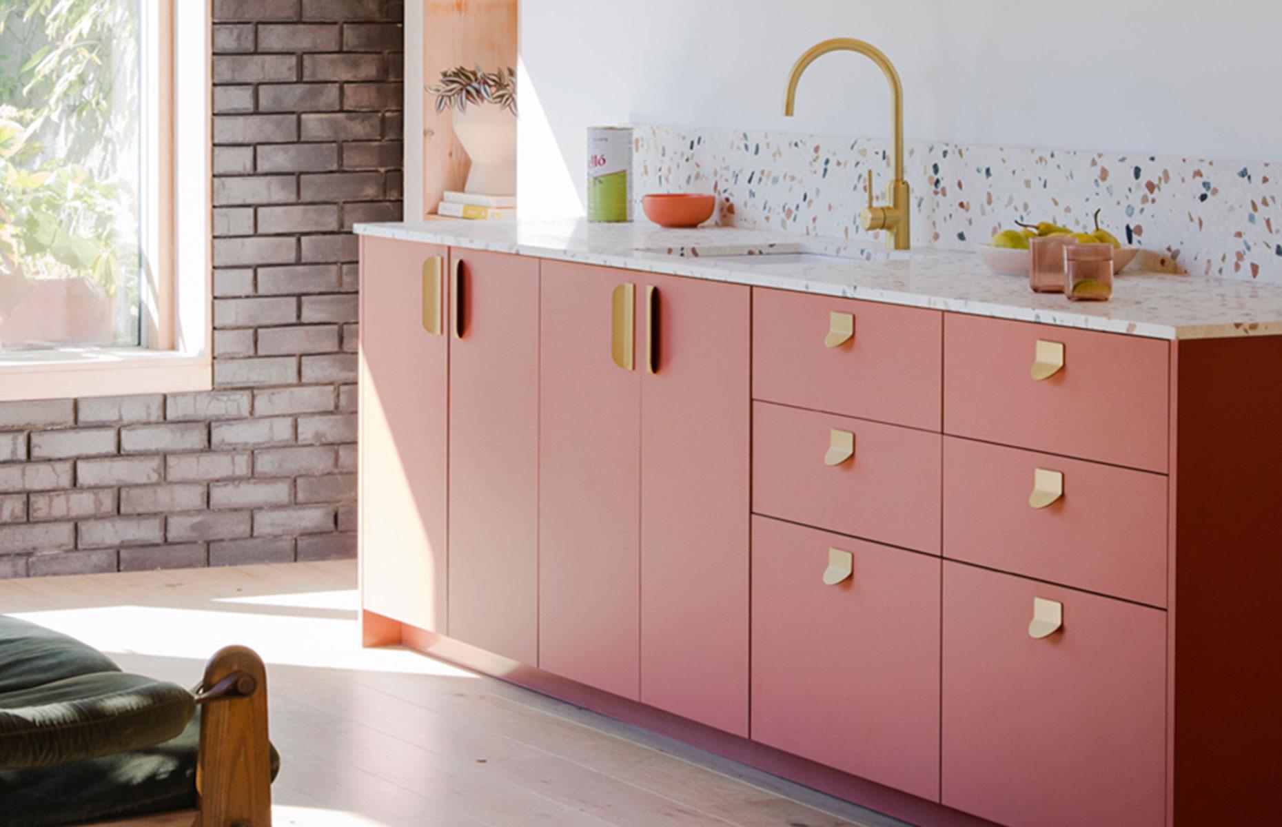 My Rose Gold IKEA Hack Kitchen — Zephyr + Stone