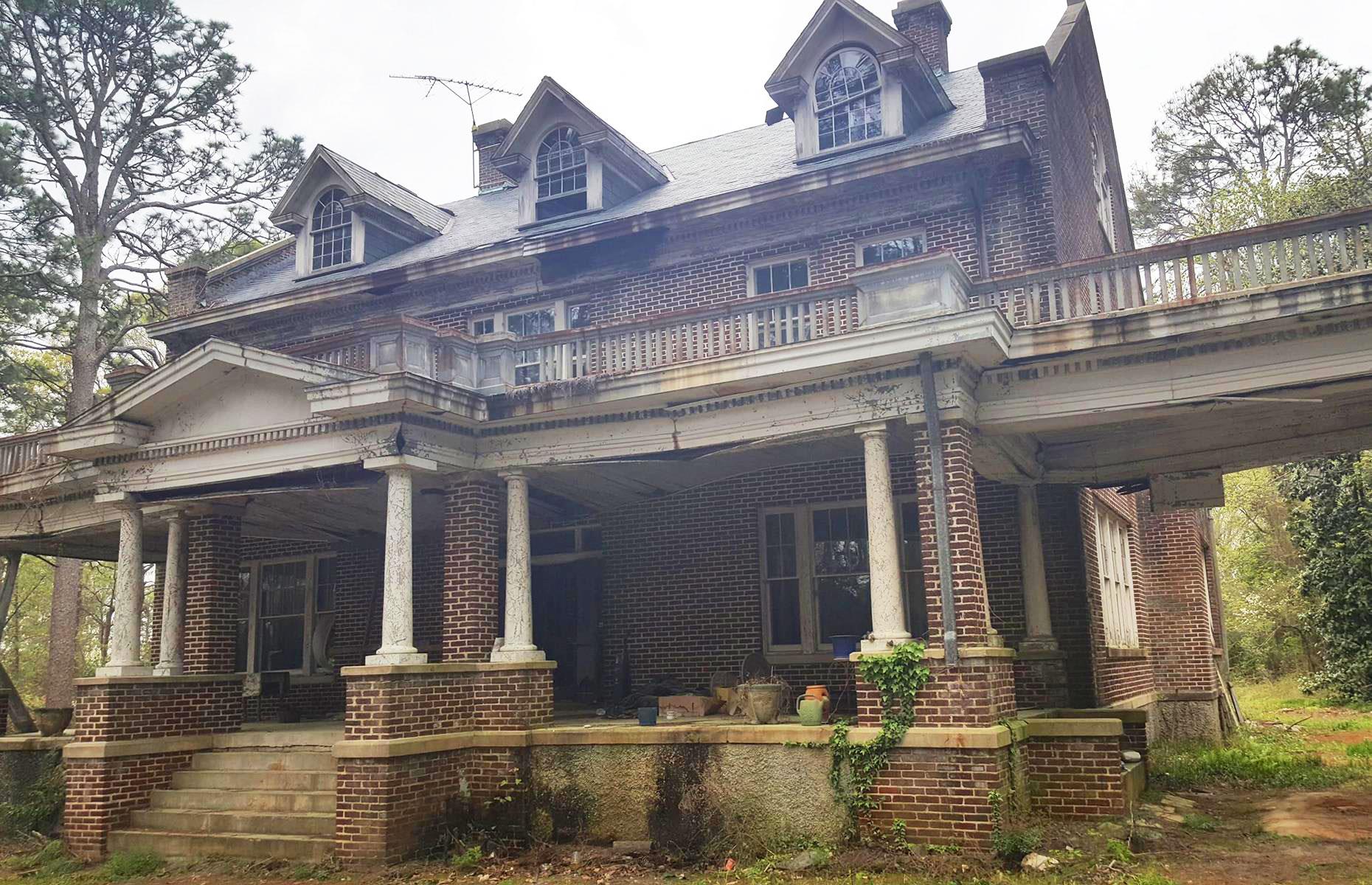 Page Mansion: a crumbling relic of yesteryear