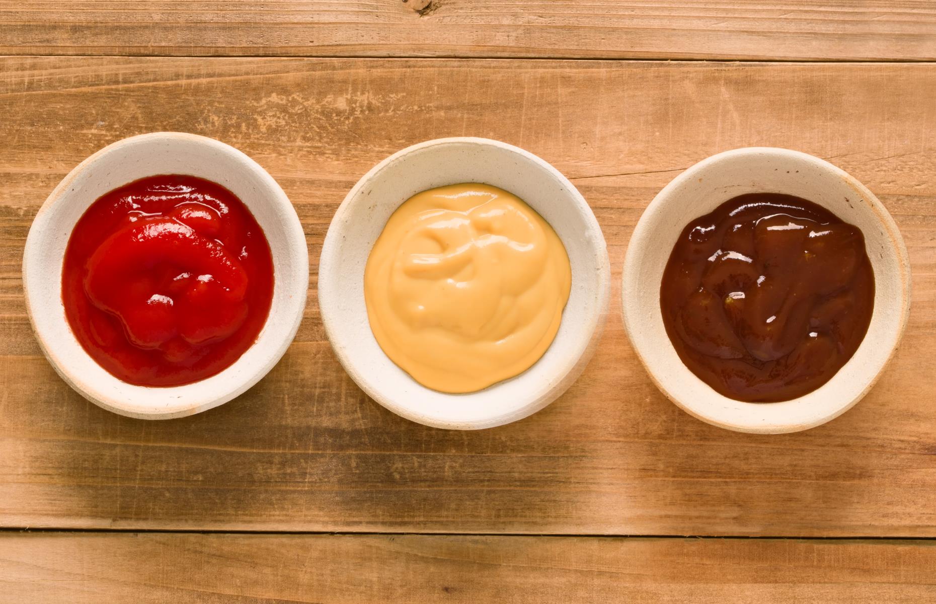 Clean with ketchup