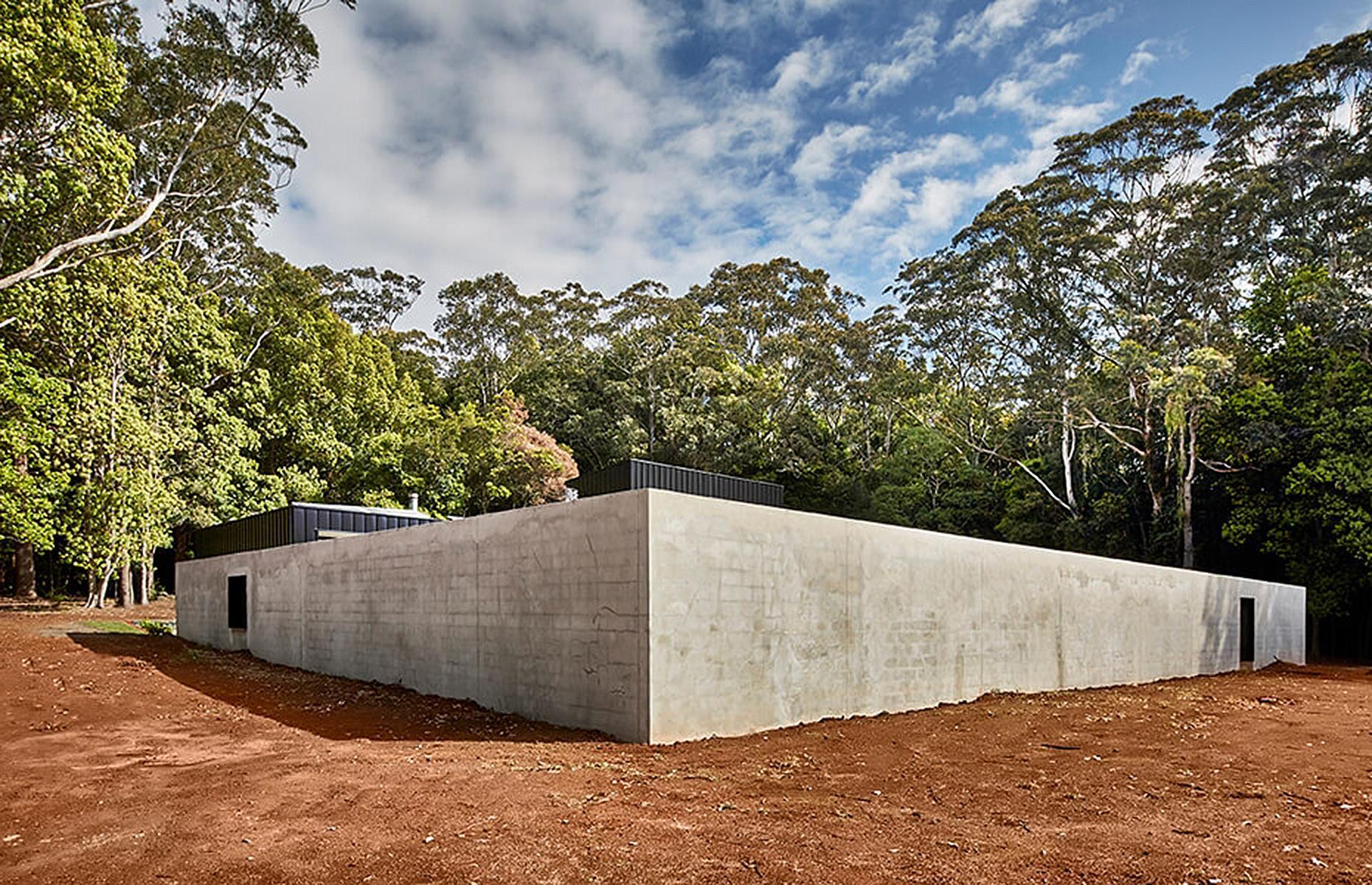 Concrete hideaway, New South Wales, Australia 