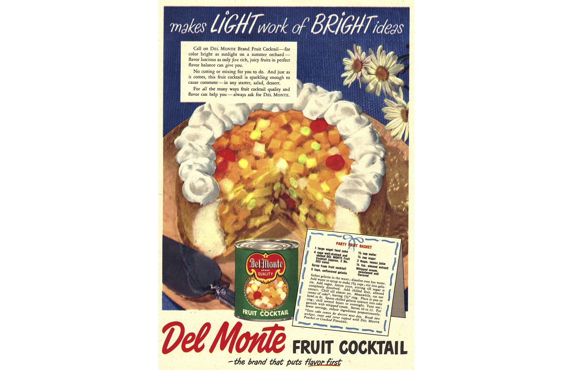 1950s: Del Monte Fruit Cocktail