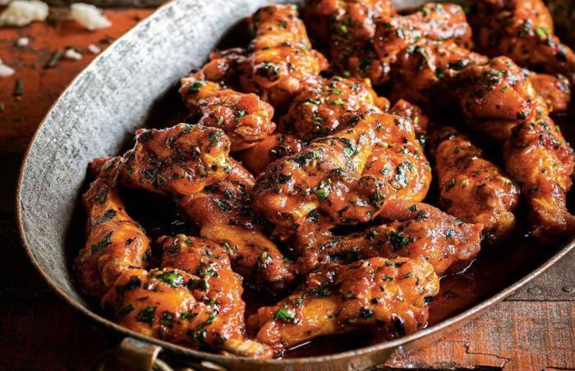 Try these 'wings' with gochujang, lime and herb butter