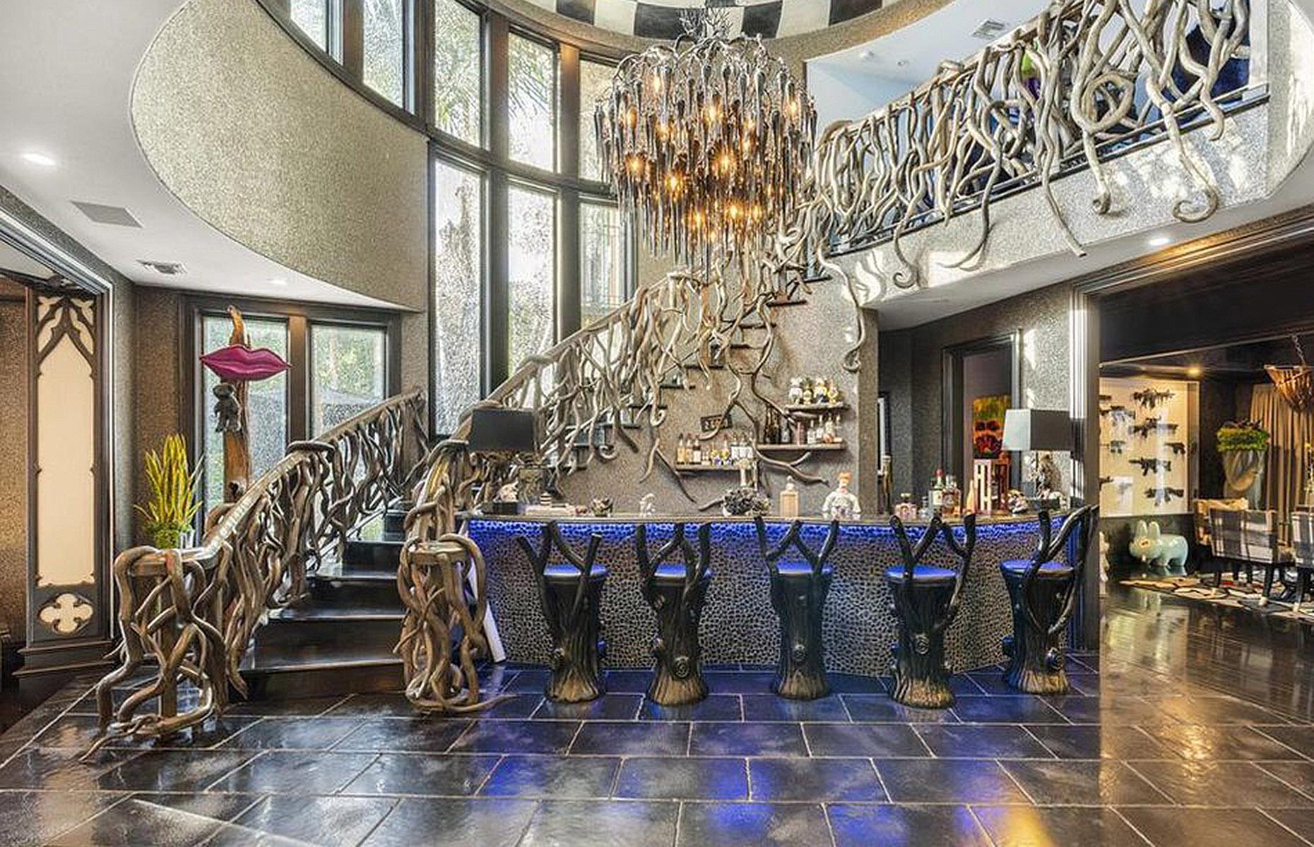 February: Dr. Phil's wacky Beverly Hills house