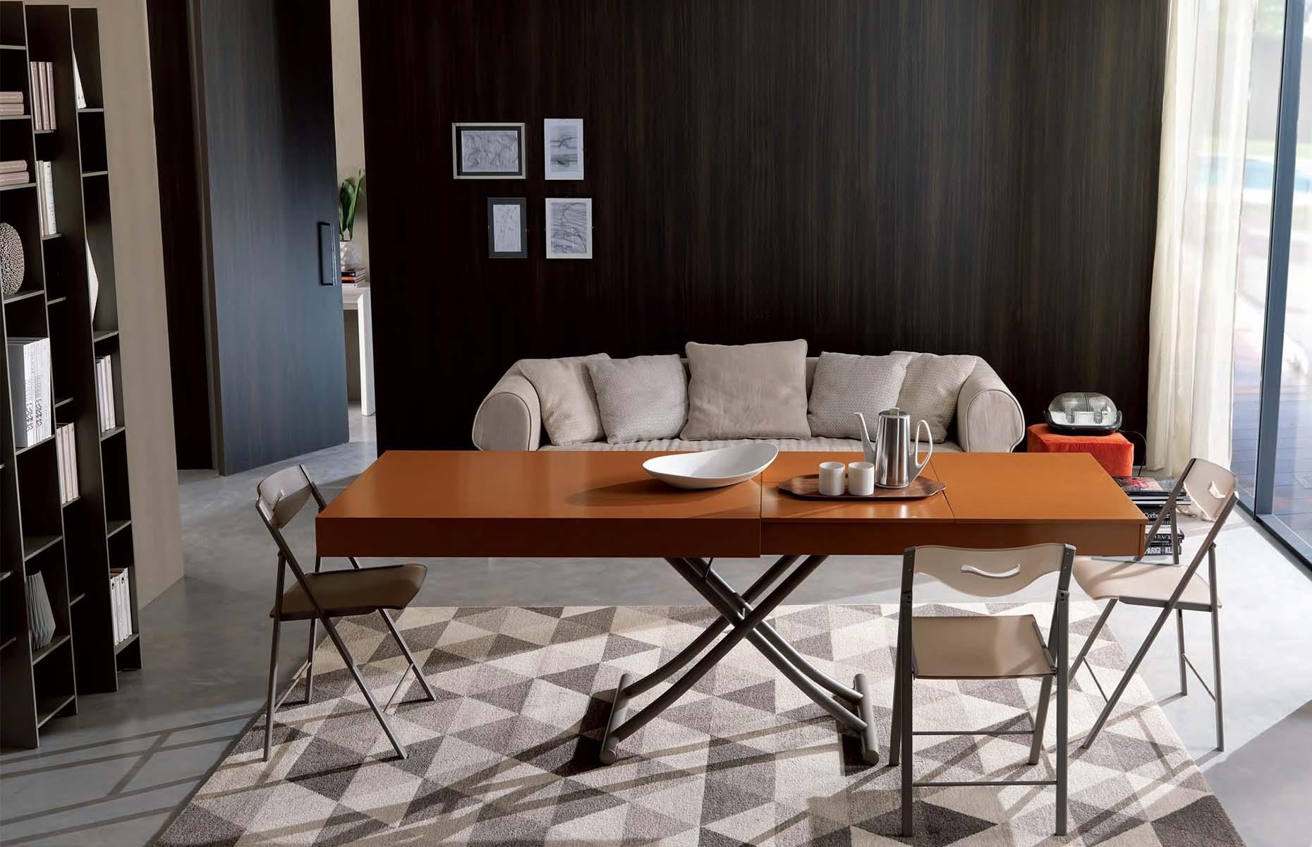 After: an extendable table fit for a dinner party
