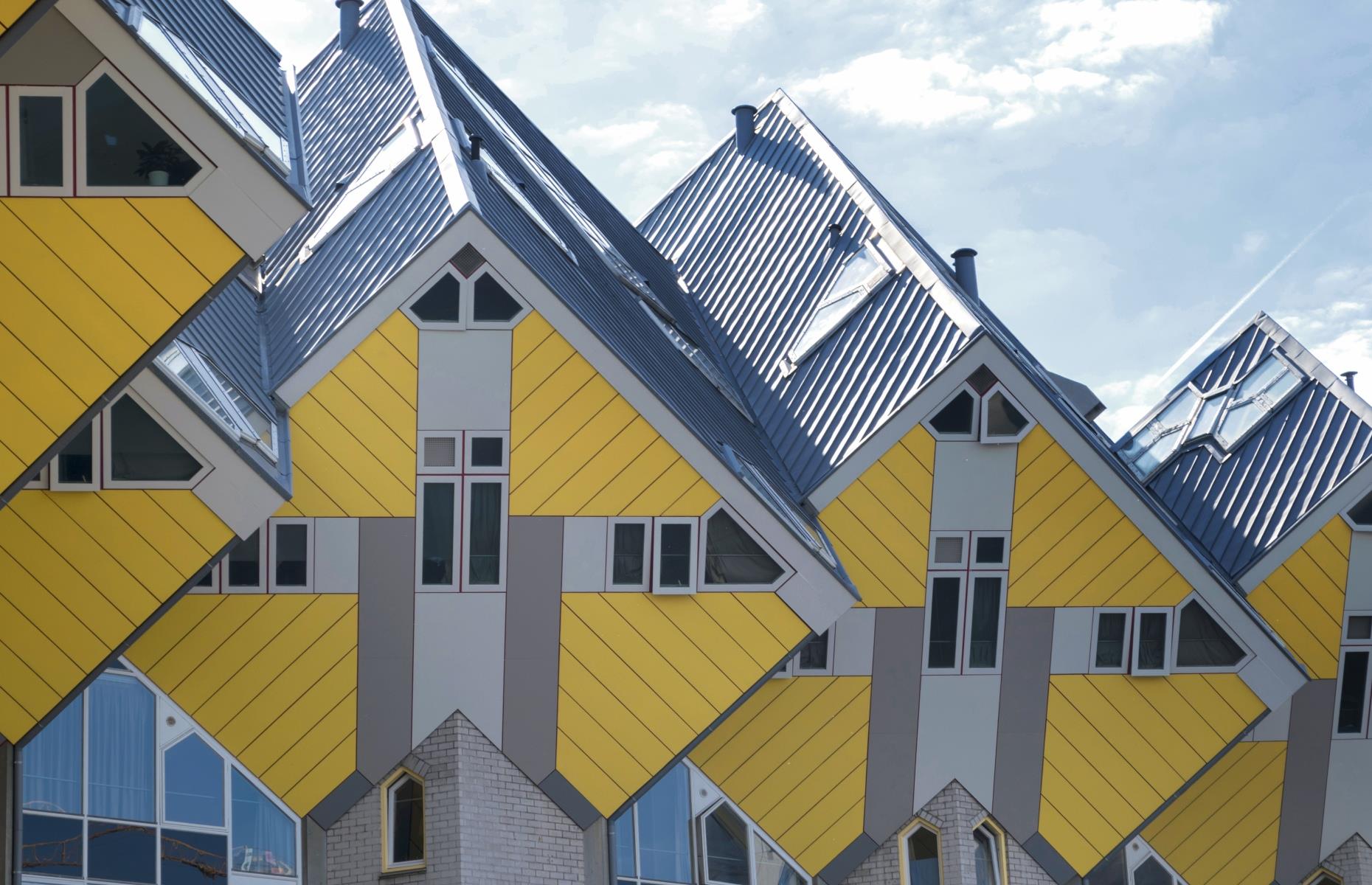 Las Casas Cubo, Rotterdam, Países Bajos
