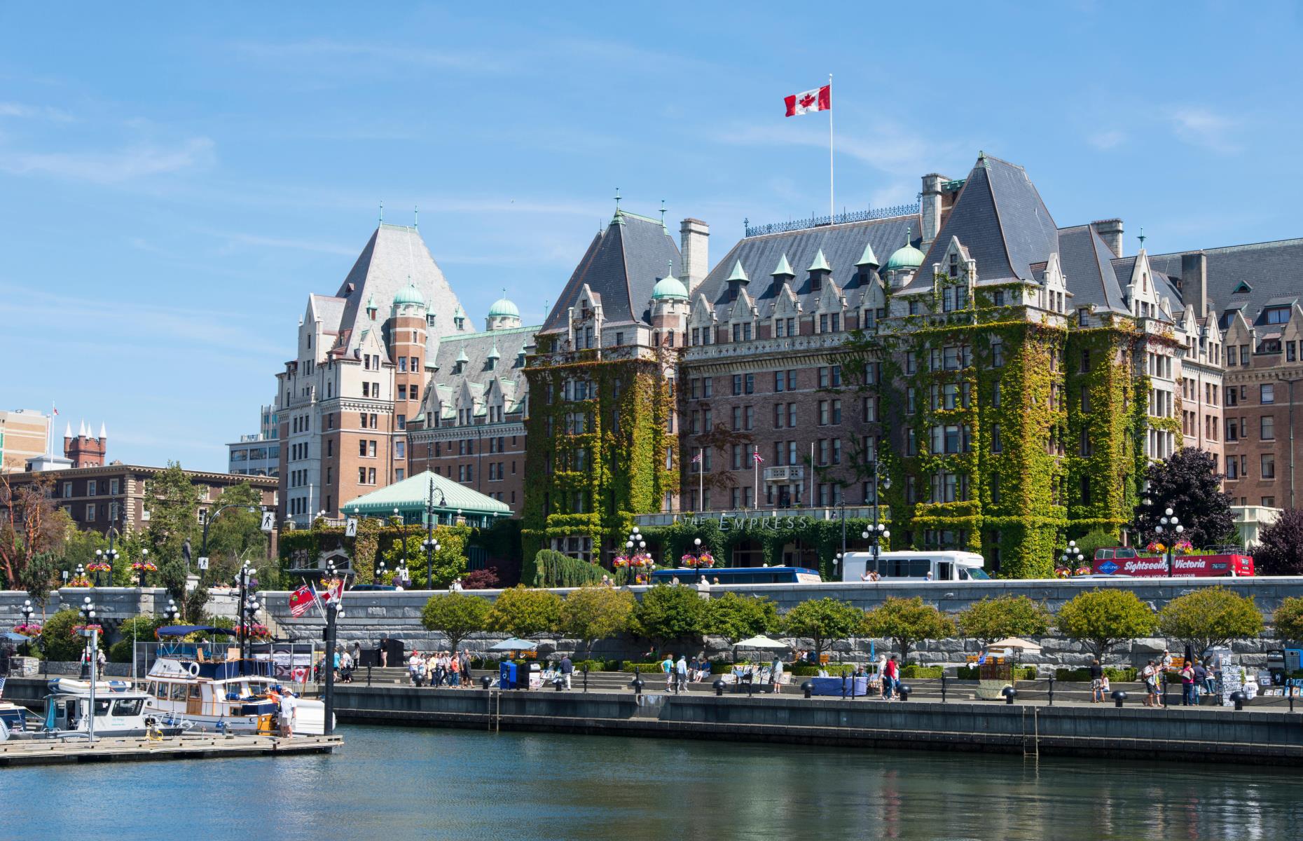 Now: Empress Hotel, Victoria, British Columbia