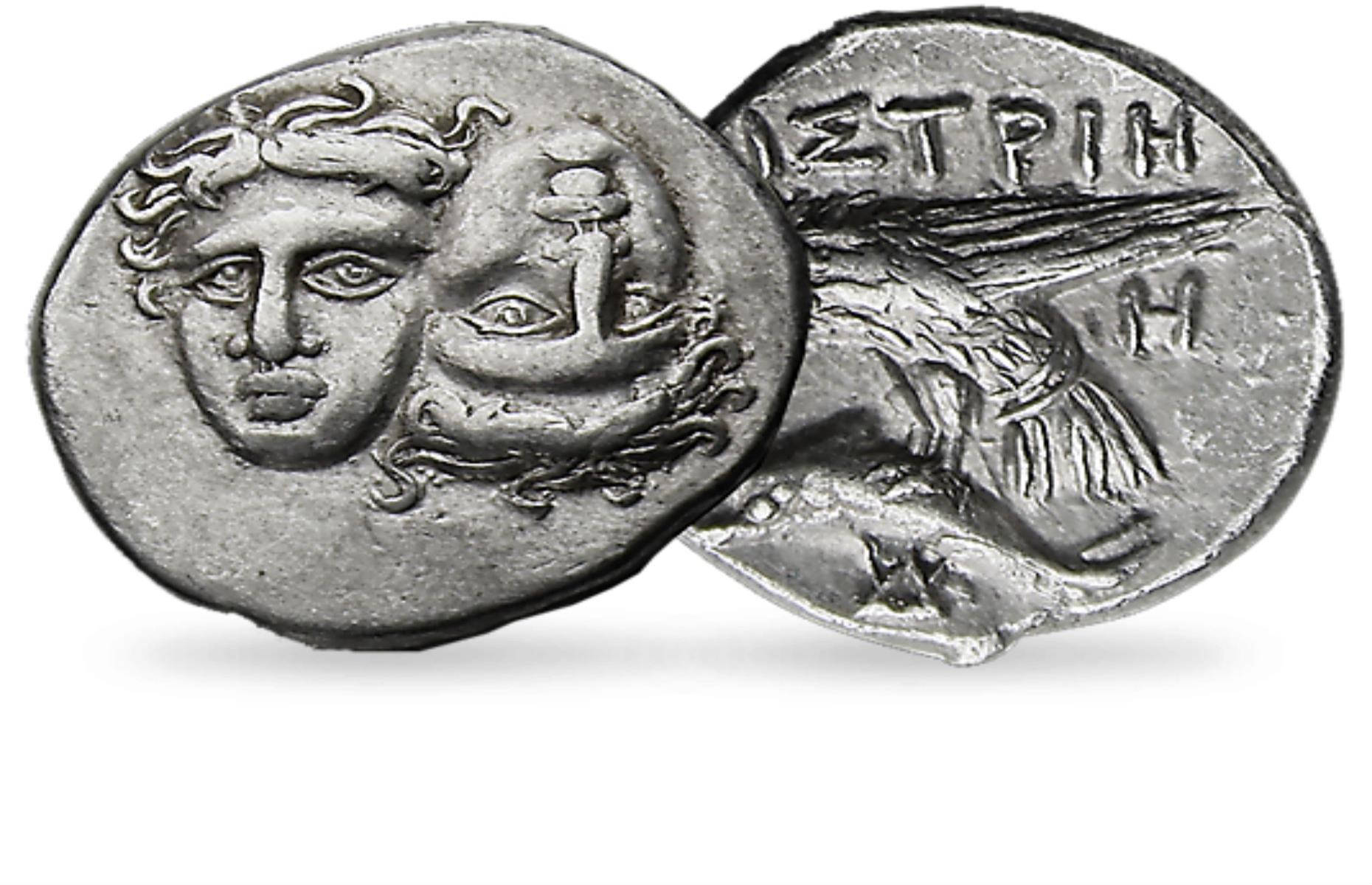 Castor and Pollux Antique Silver Coin - worth £649