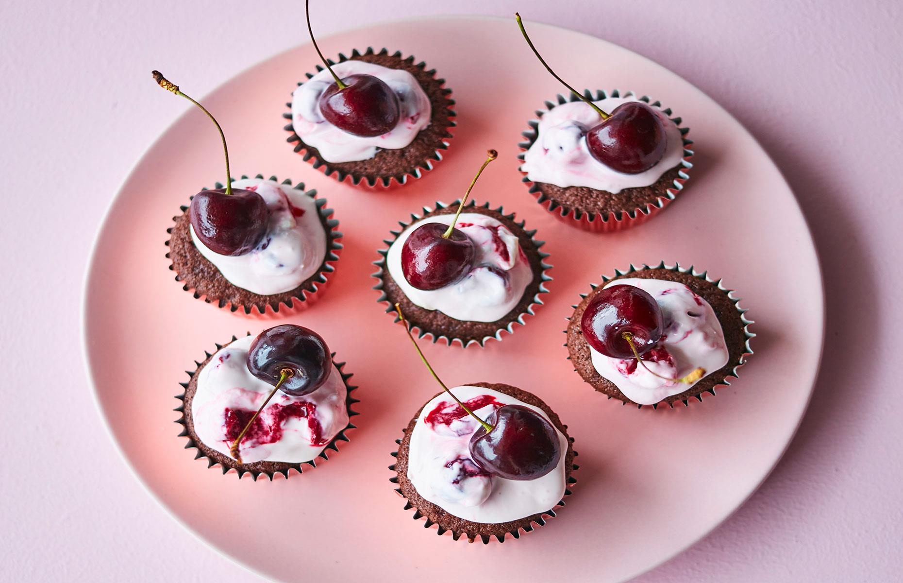 Black Forest cupcakes – with a twist 