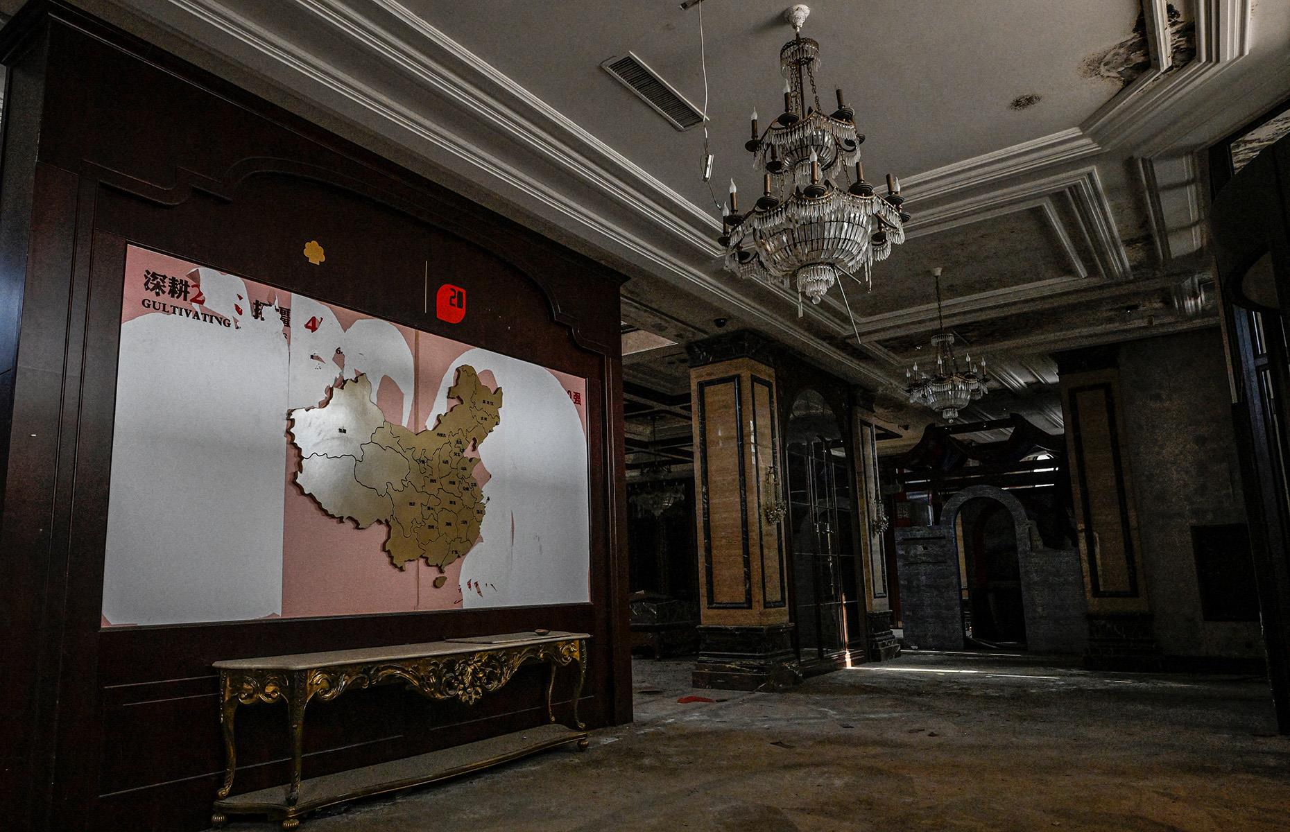 Opulent European-style mansions: reclaimed by farmers