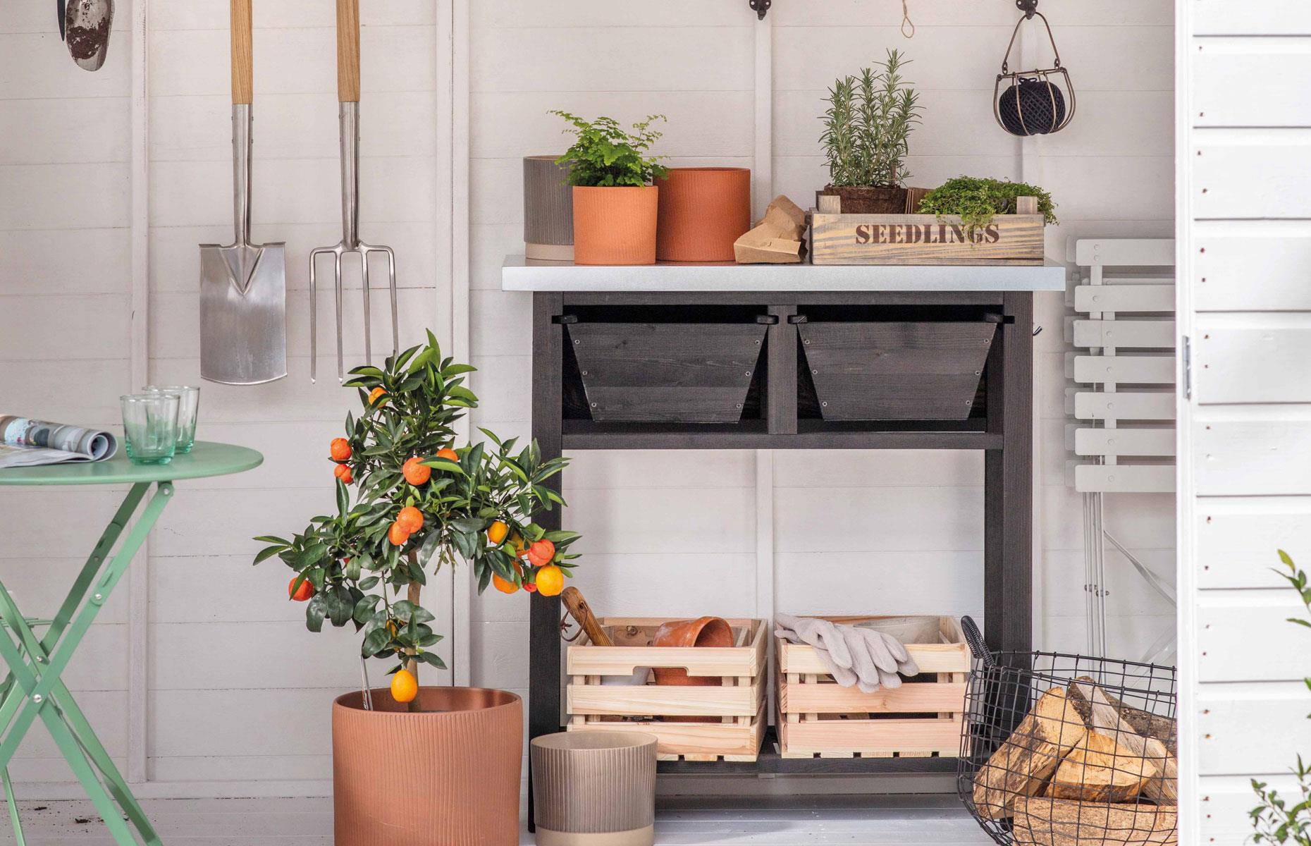 Pop in a potting table